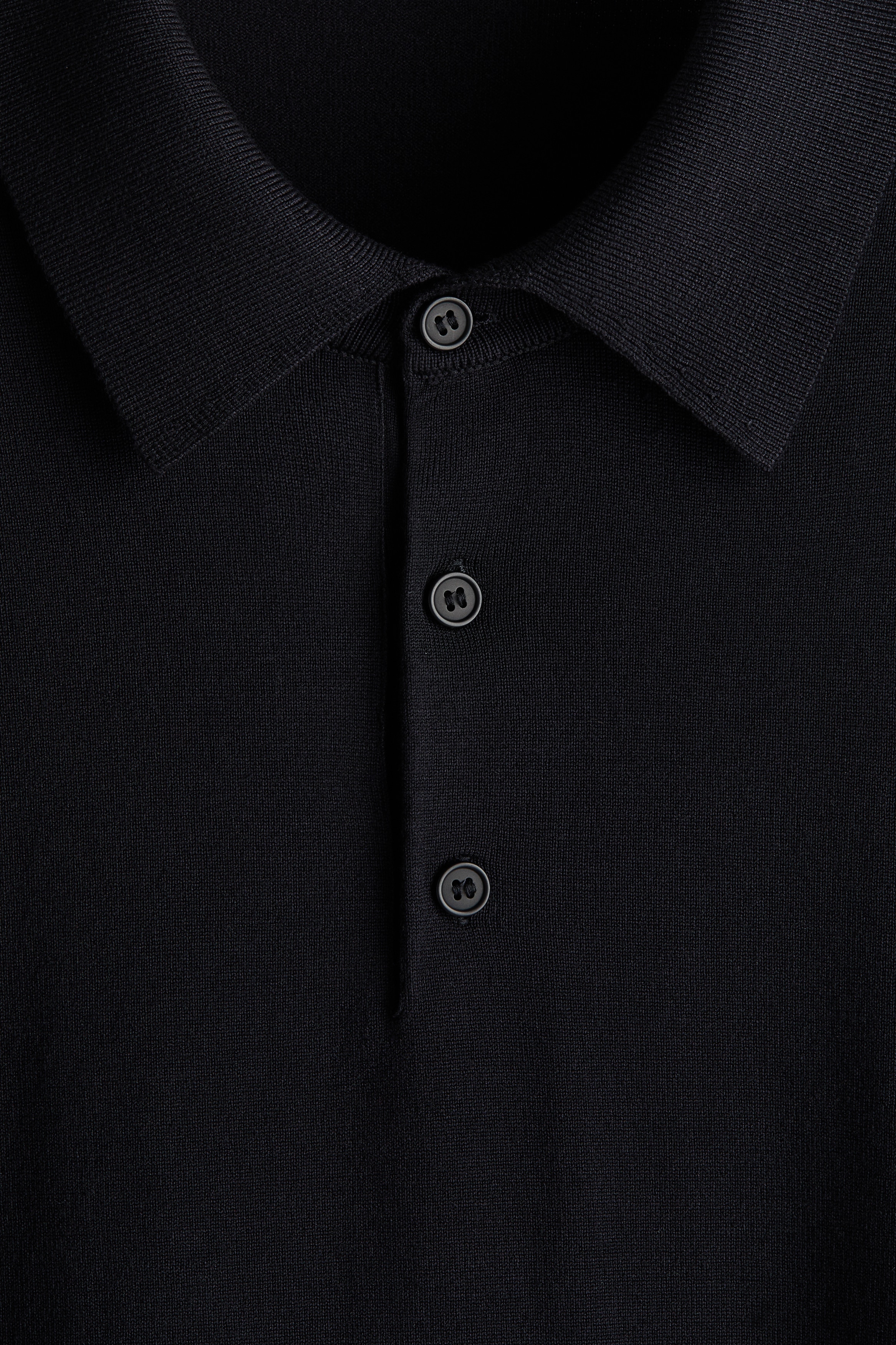 Regular Fit Fine-knit polo shirt