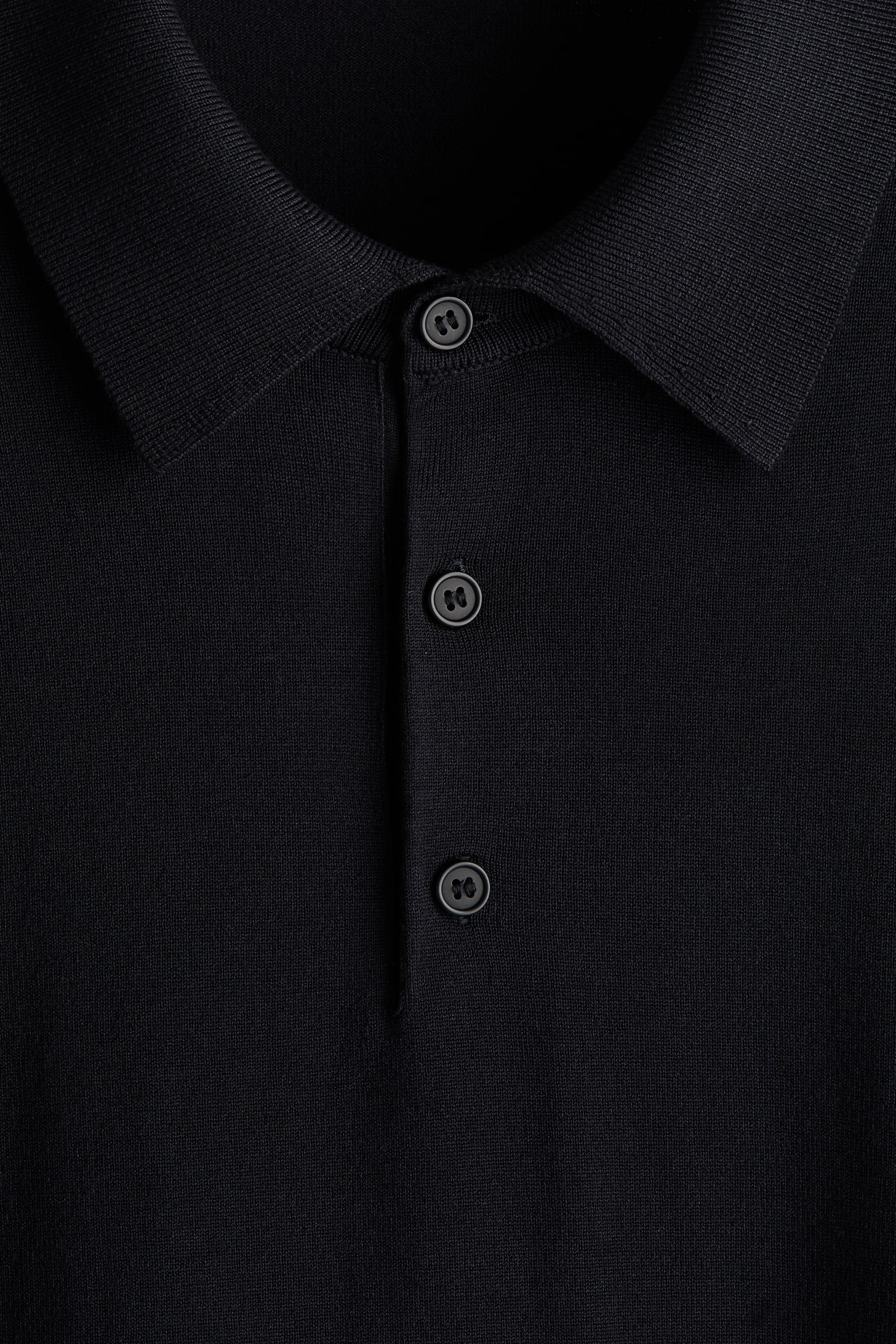 Regular Fit Fine-knit polo shirt - Navy blue/Brown/Grey marl/Beige/Dark beige/Dark blue - 6