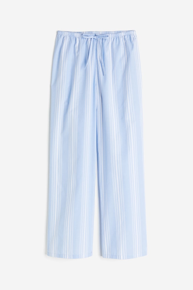 Pantalon de pyjama - Bleu clair/rayé - 2
