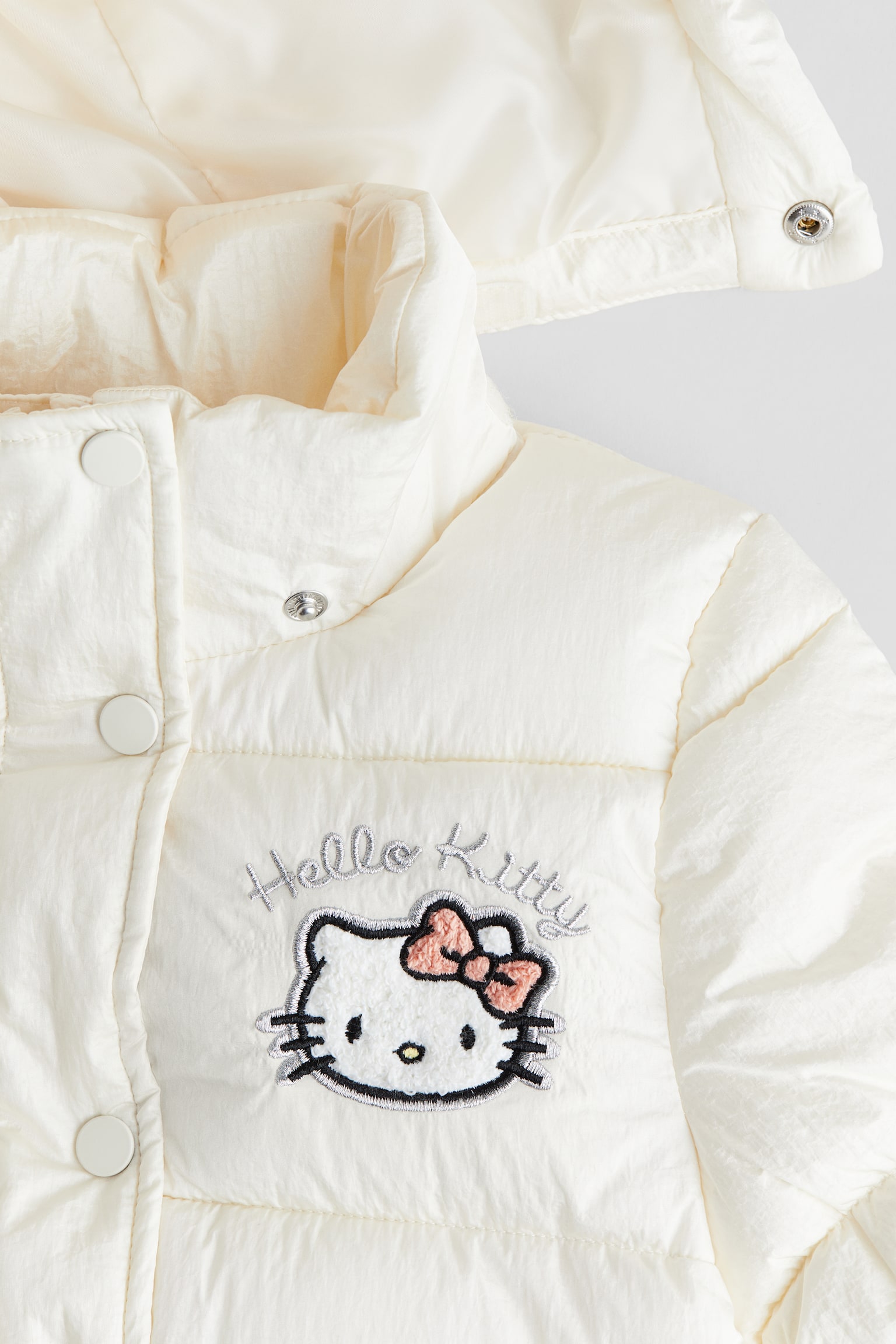 Water-repellent puffer jacket - White/Hello Kitty - 2