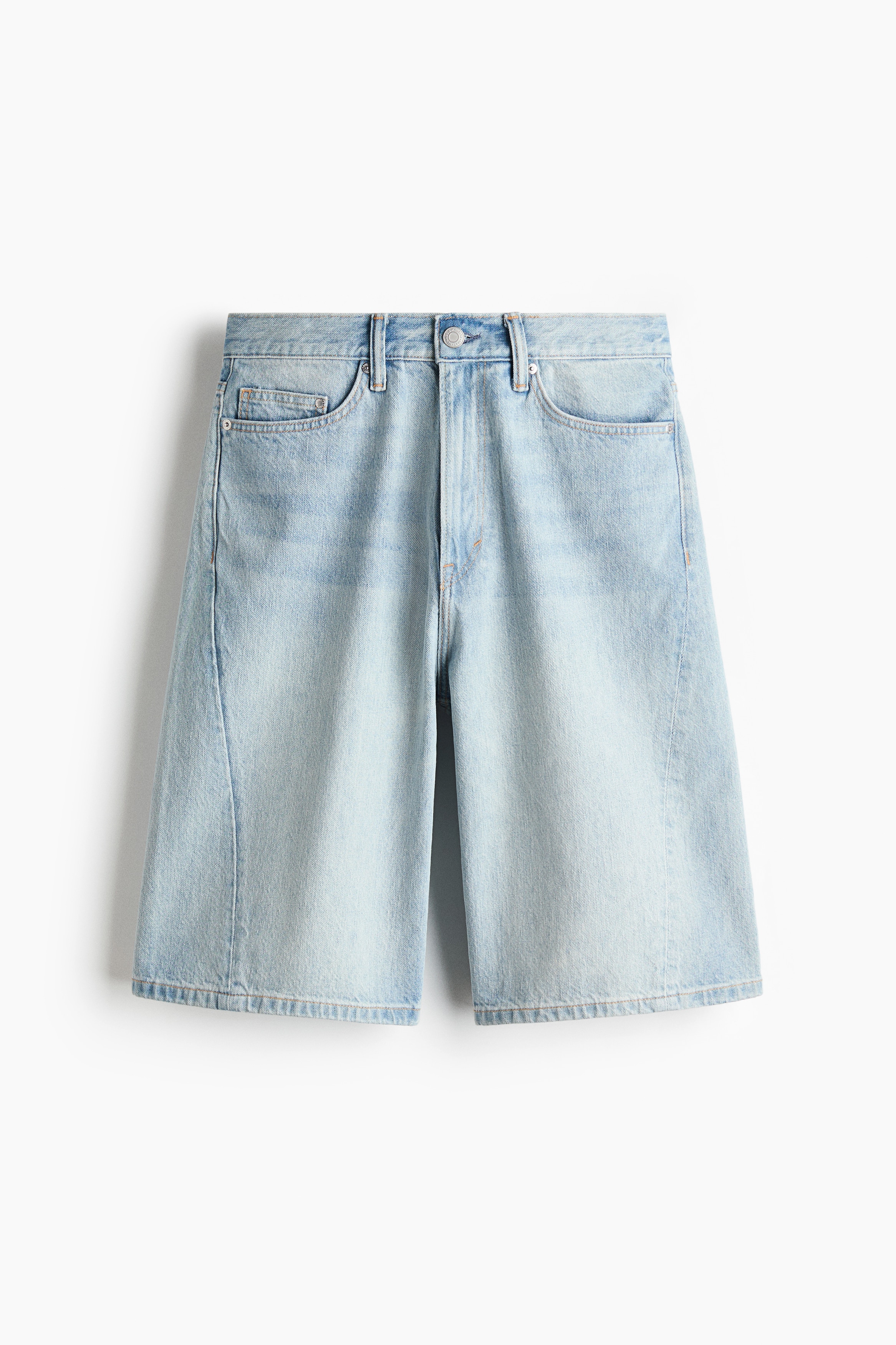Baggy Twist-Detail Denim Shorts from H&M - $37.99