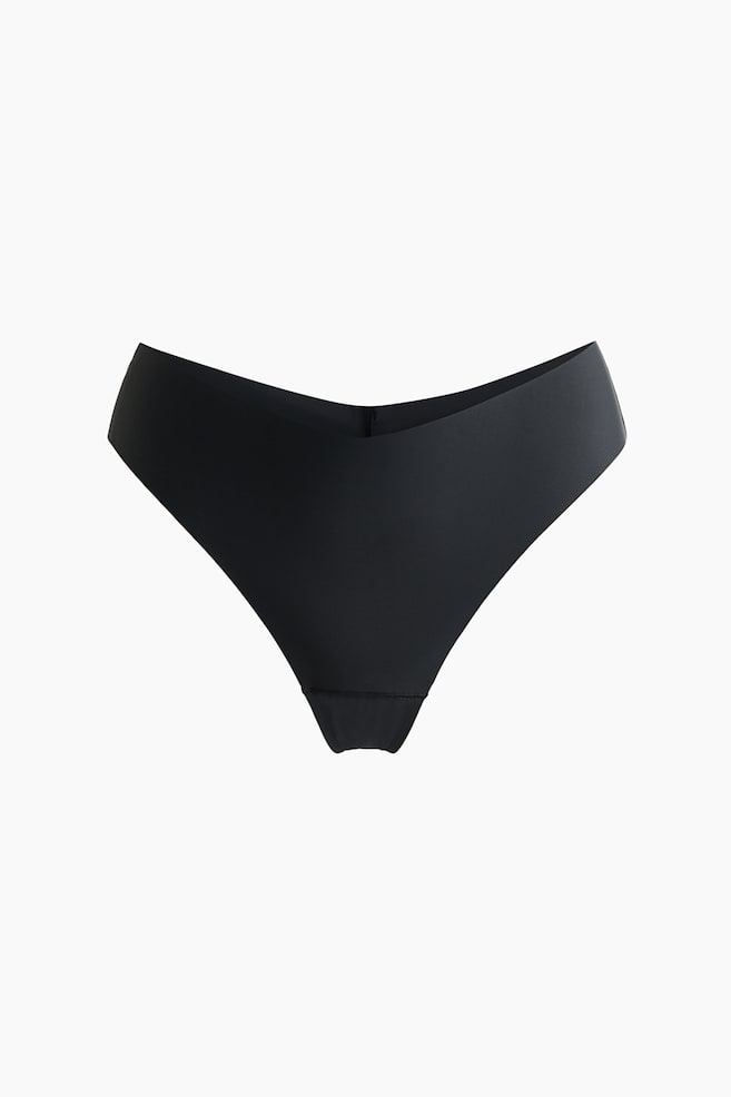 3-pack invisible Brazilian briefs - Black - 1