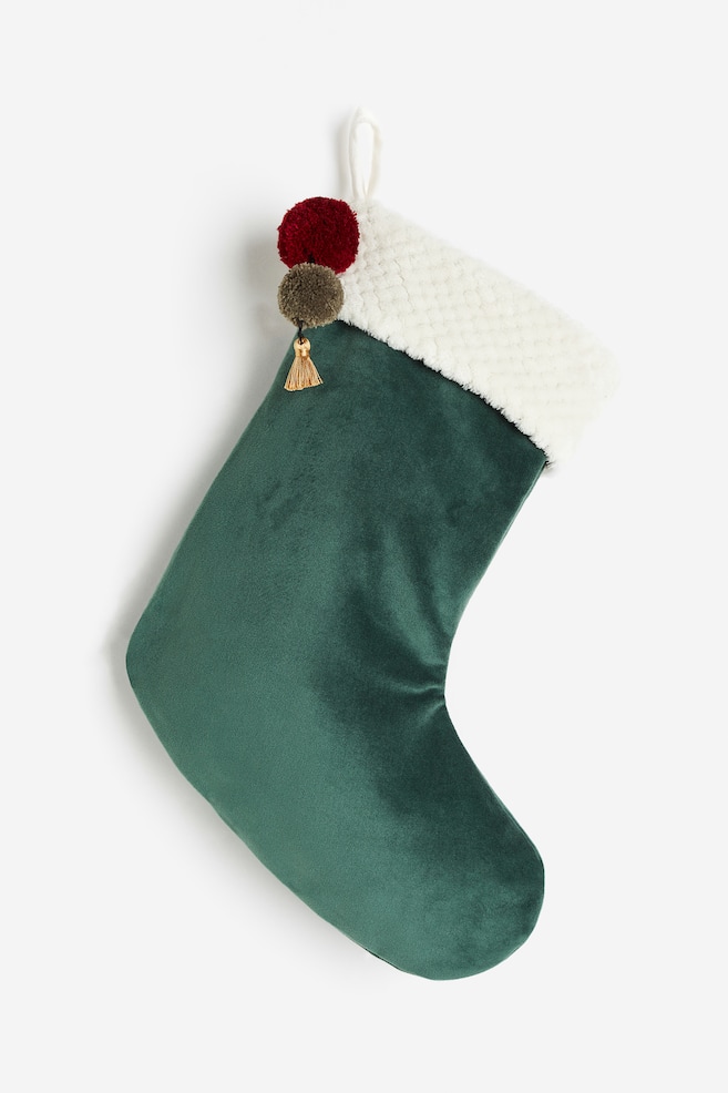 Christmas stocking - Green/Stocking/Red - 1