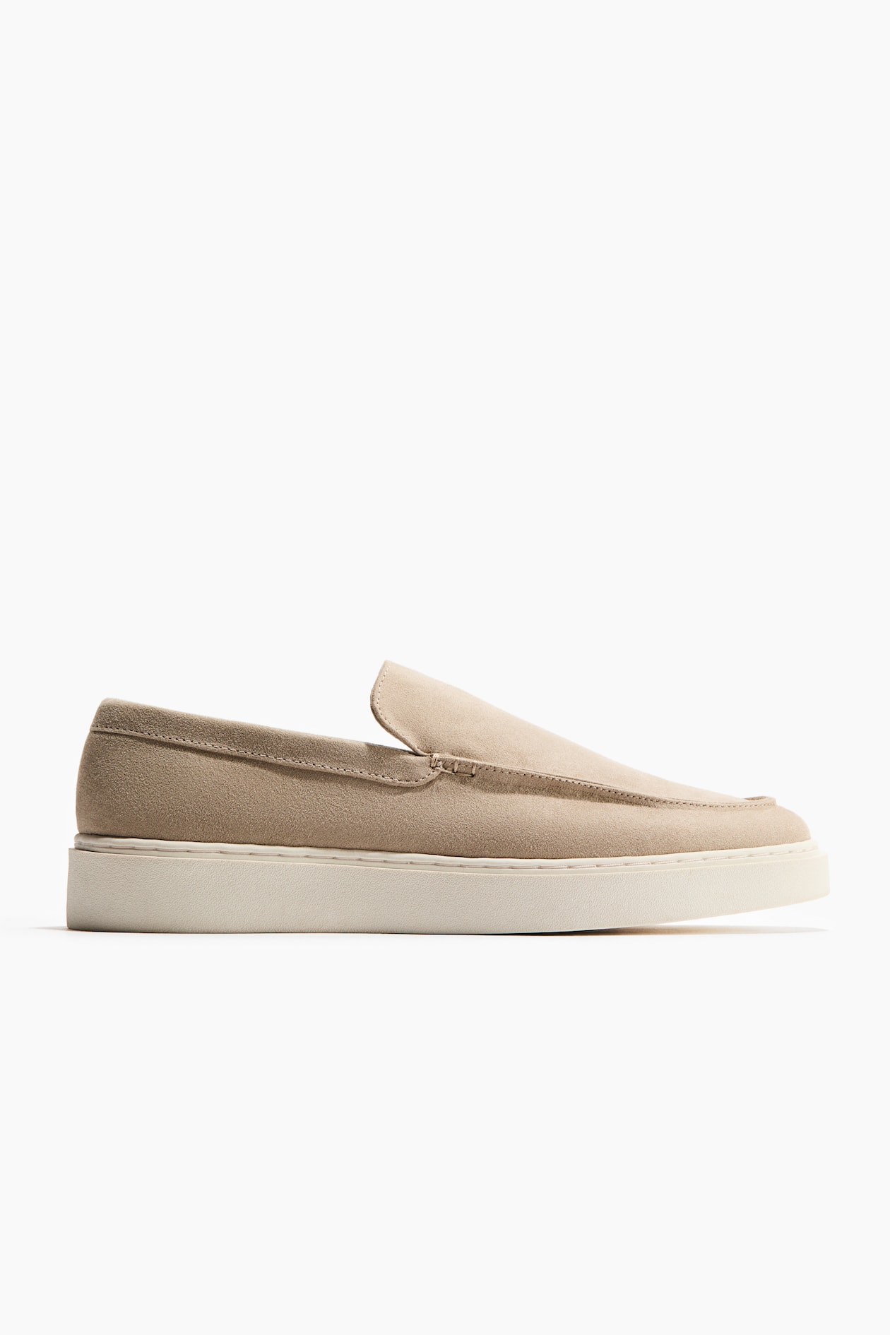 Men’s H&M Taupe Suede Slip-On Loafers Men main image 3