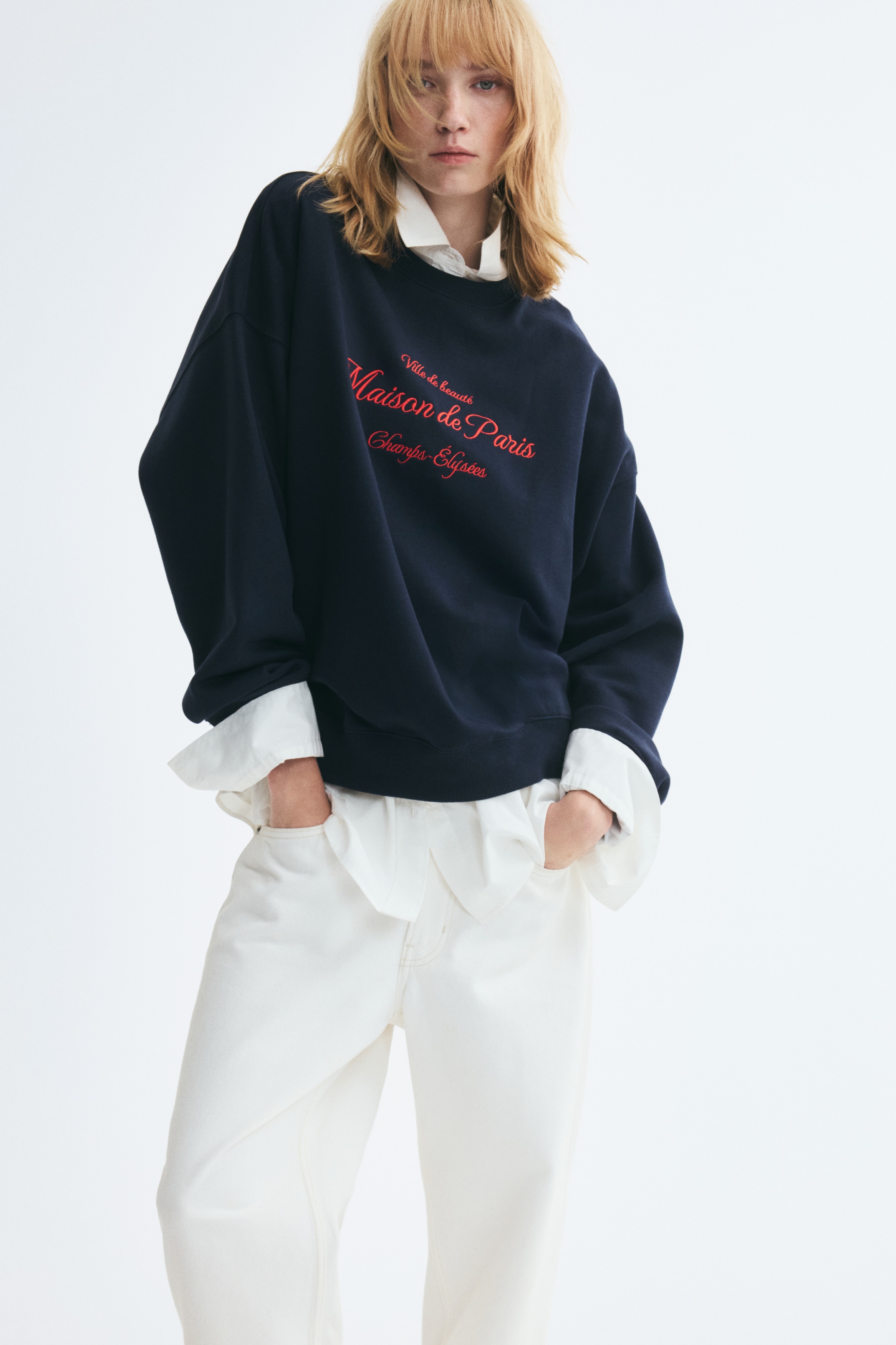 Loose-fit sweatshirt