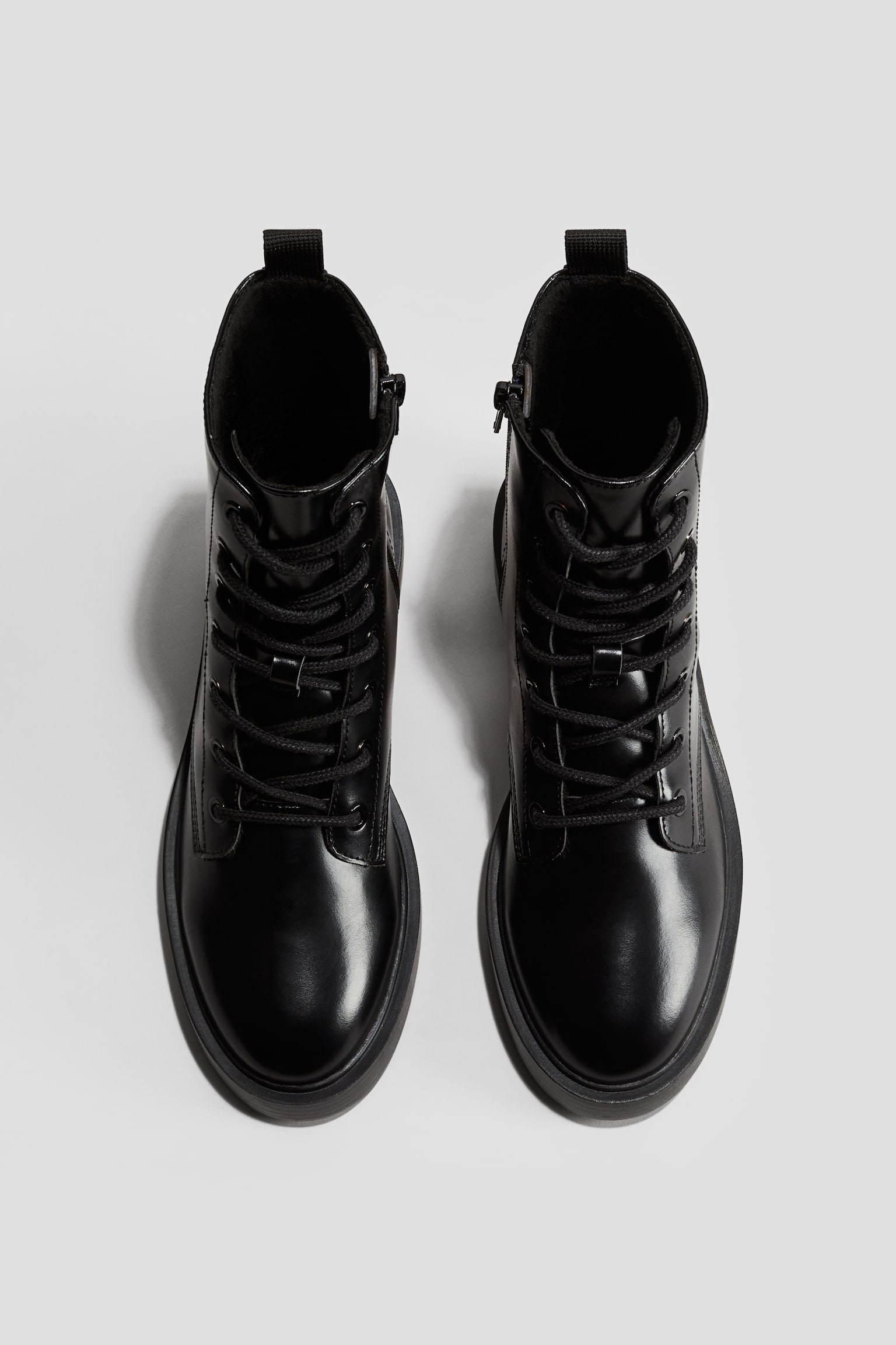 Lace-up boots - Black - 2