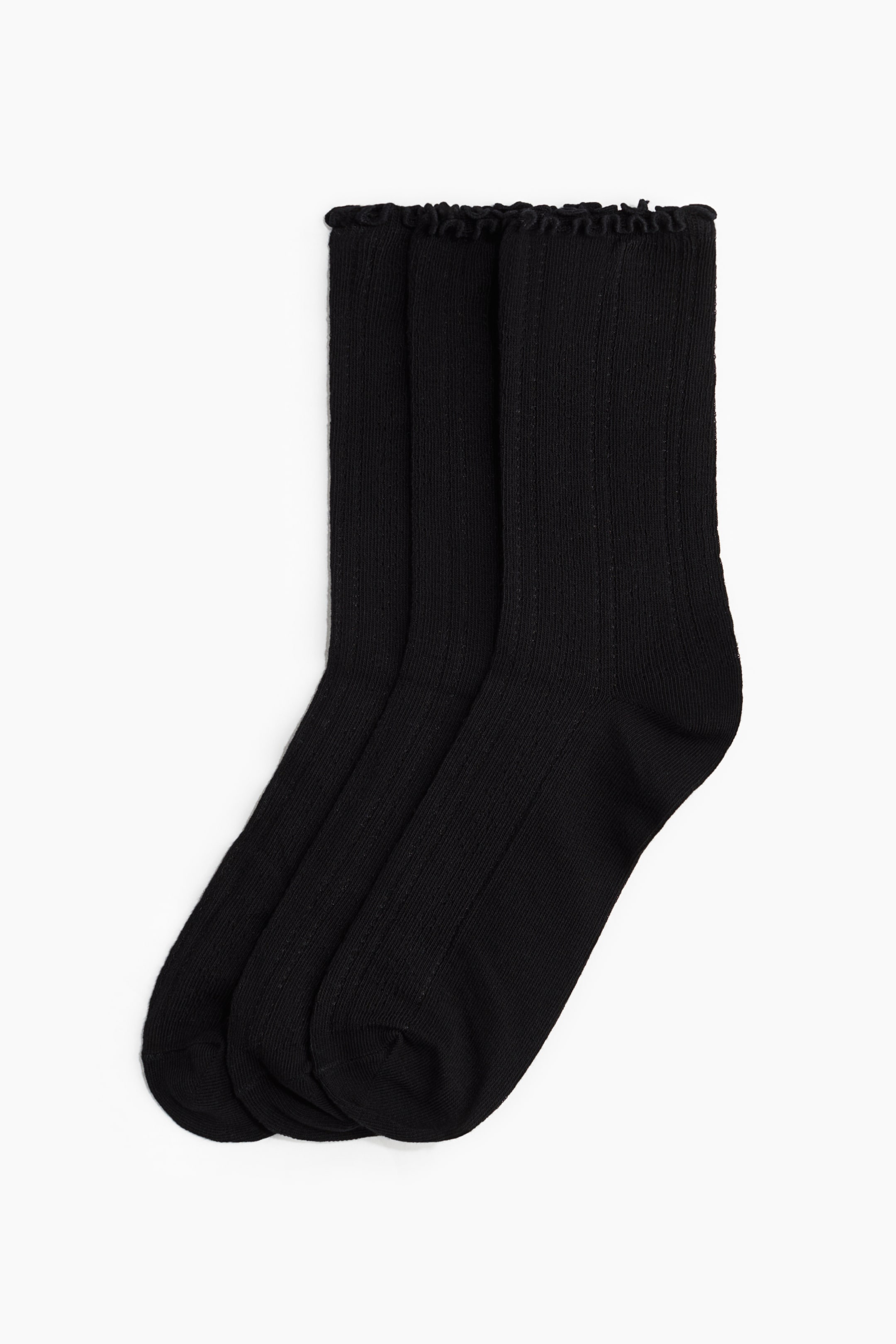 3-pack Pointelle-Knit Socks