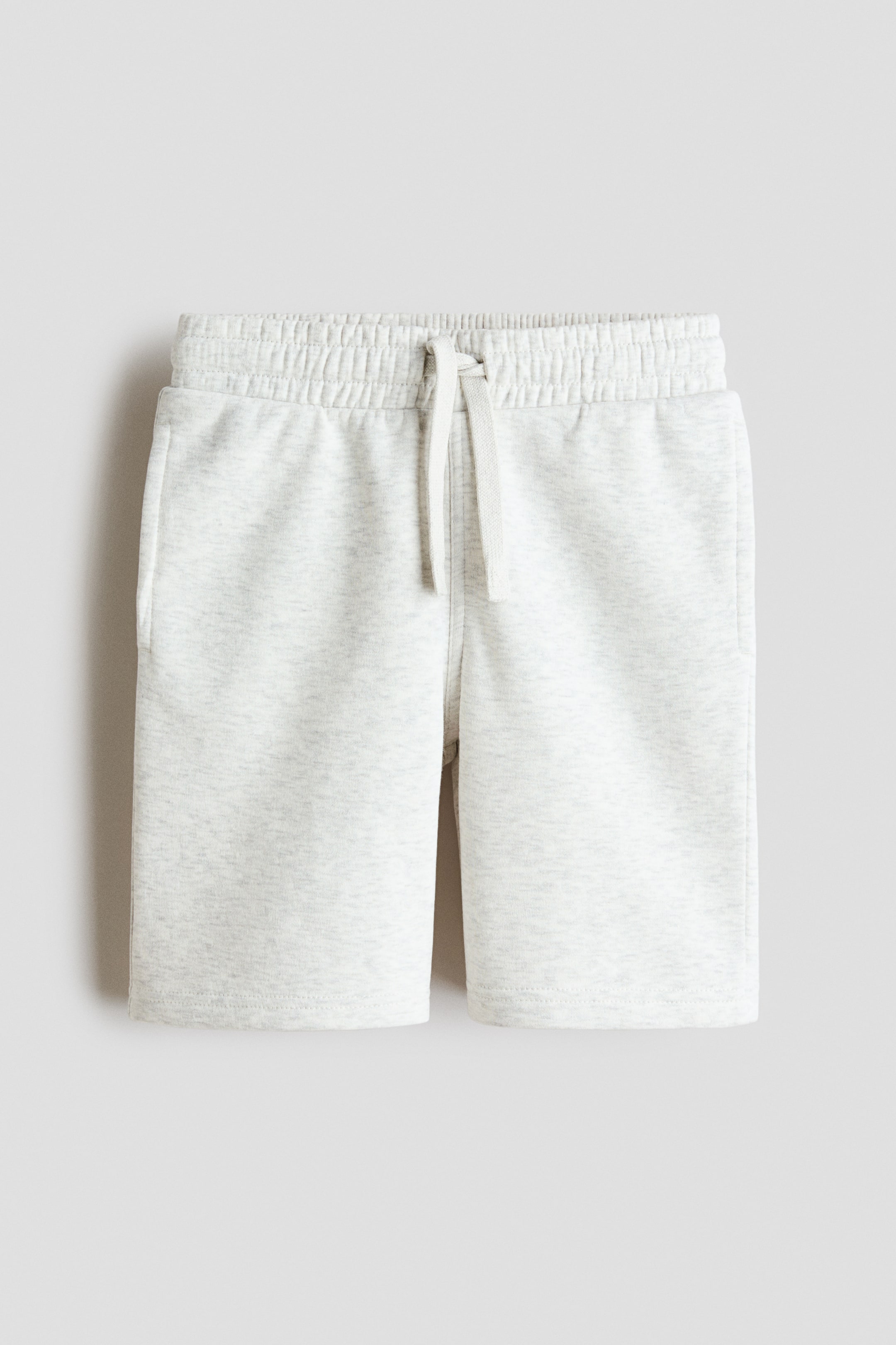 View larger image: Sweatshirt shorts - Light grey marl - Kids | H&M SG 1