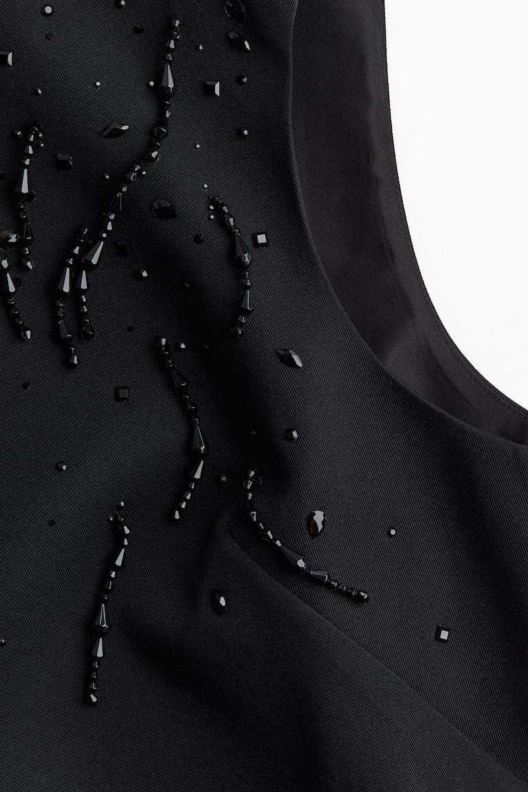 エンベリッシュドミニワンピース - ブラック - レディース | H&M JP