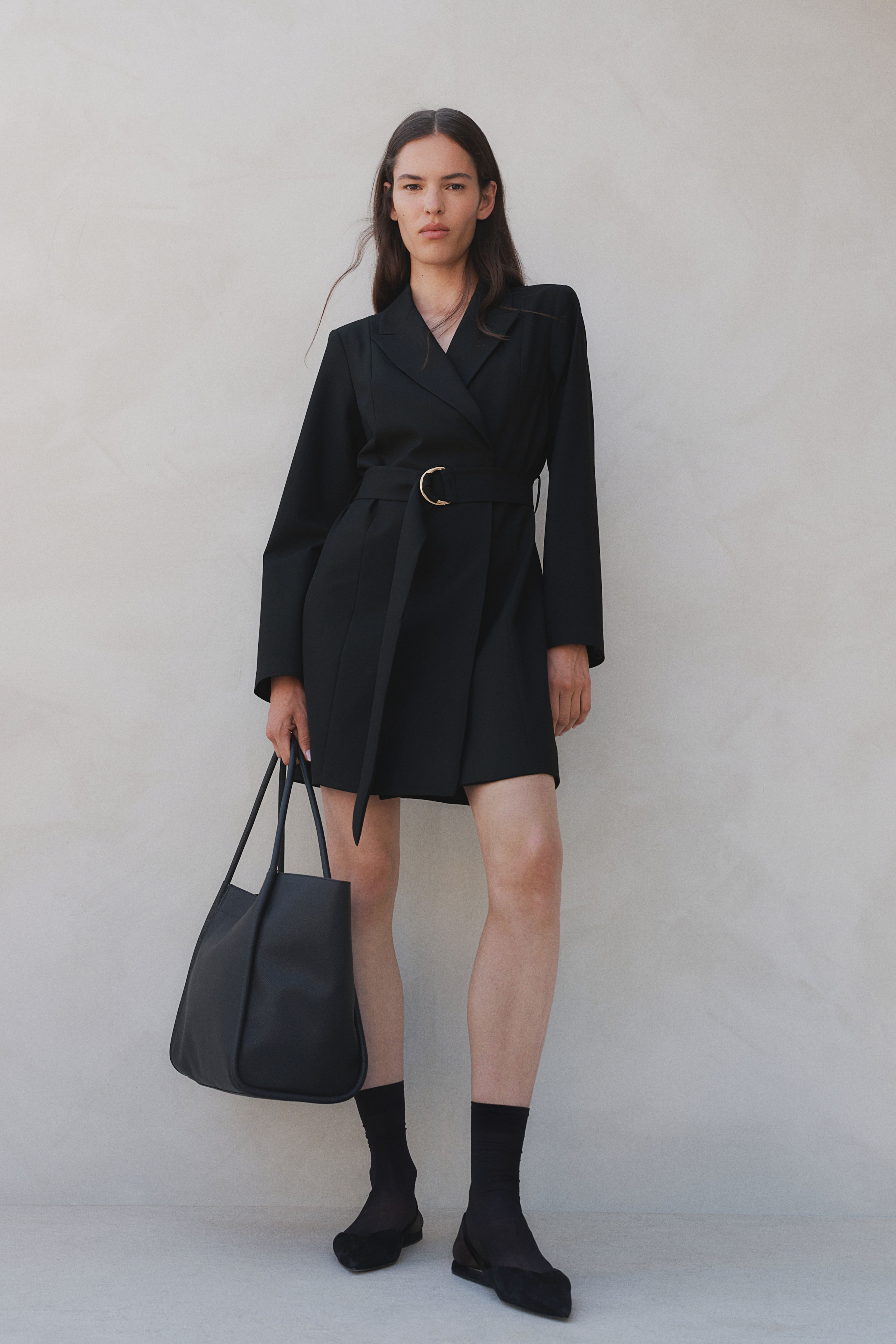 belted jacket dress