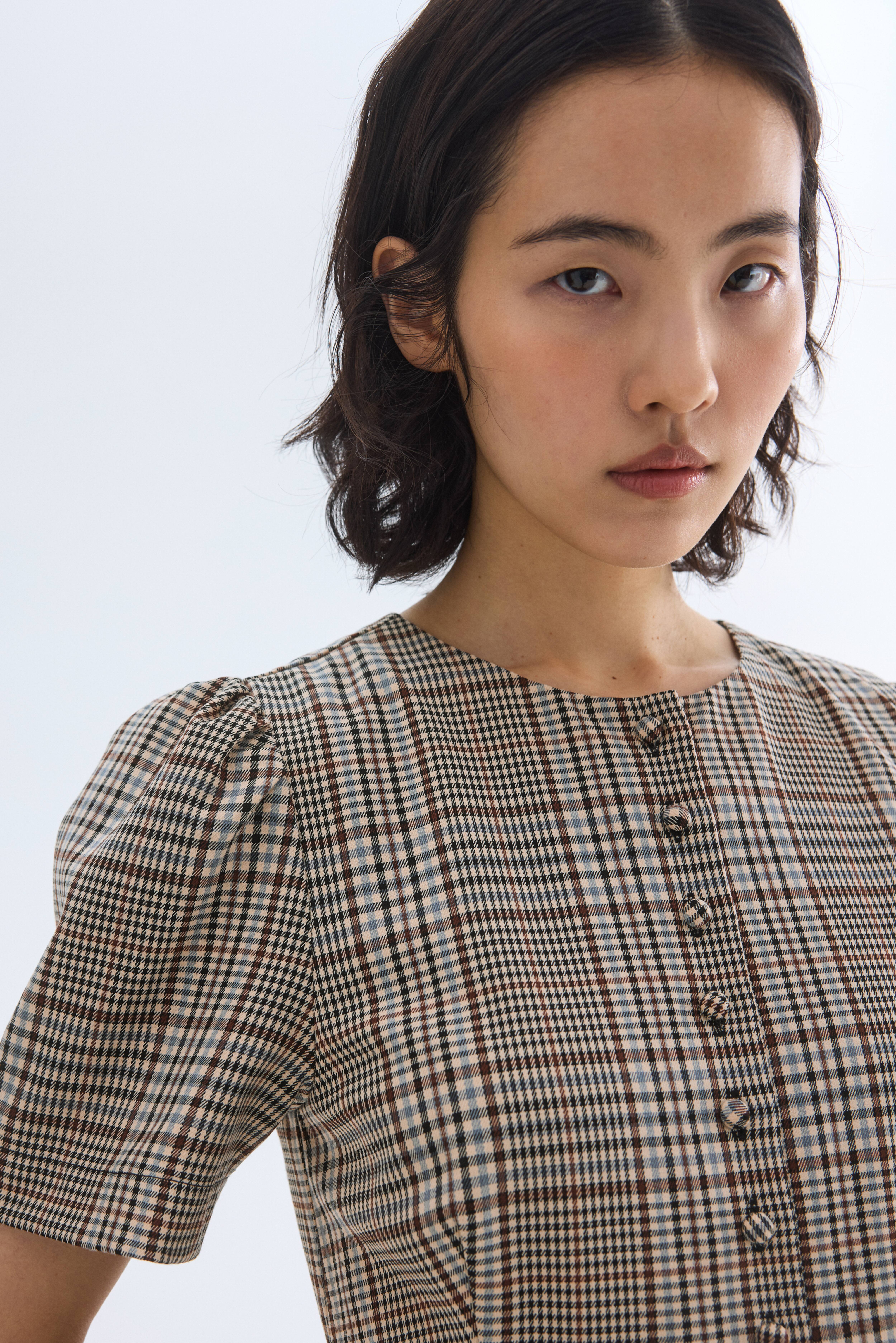 Bubble-Hem Dress