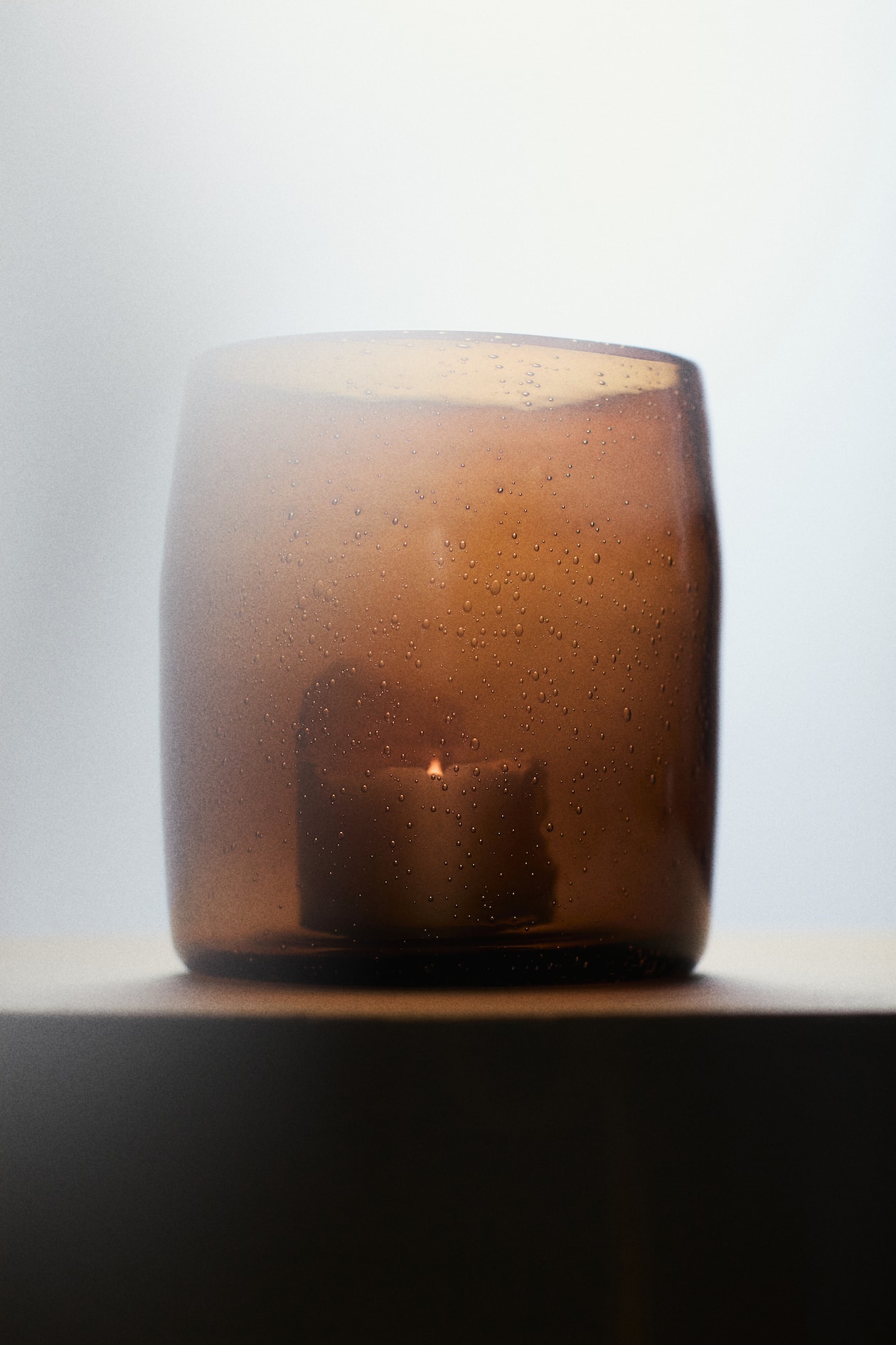 Photophore en verre - Marron - Home All | H&M FR