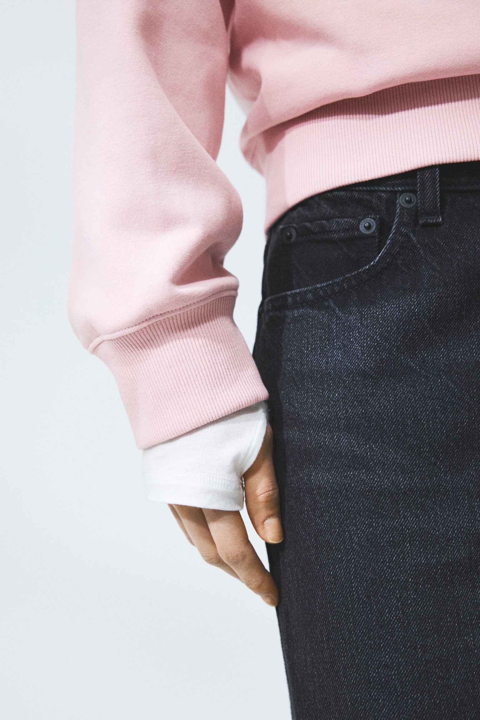 Motif-detail sweatshirt - Light pink/Pilates/Beige/Atelier/Dark green/Chicago/Grey marl/Alto Mare/White/Athlétisme - 7