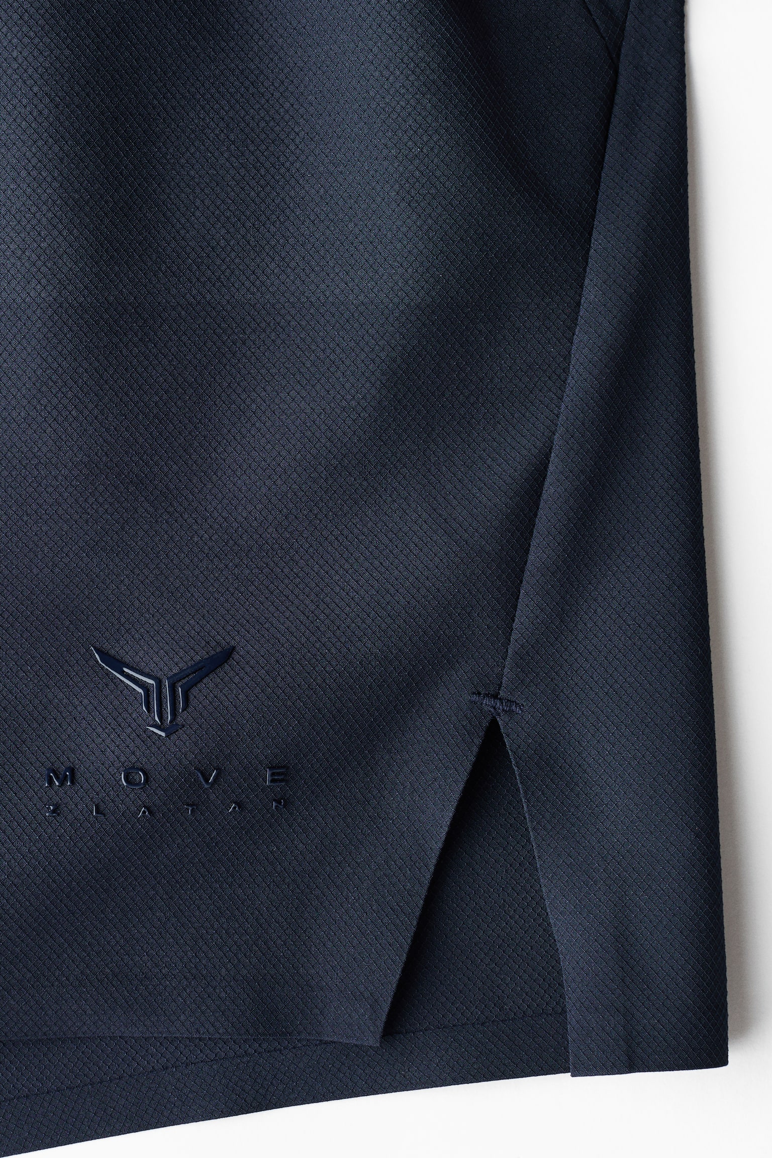 Mid-length sports shorts with DryMove™ - Navy blue/Move Zlatan - 3