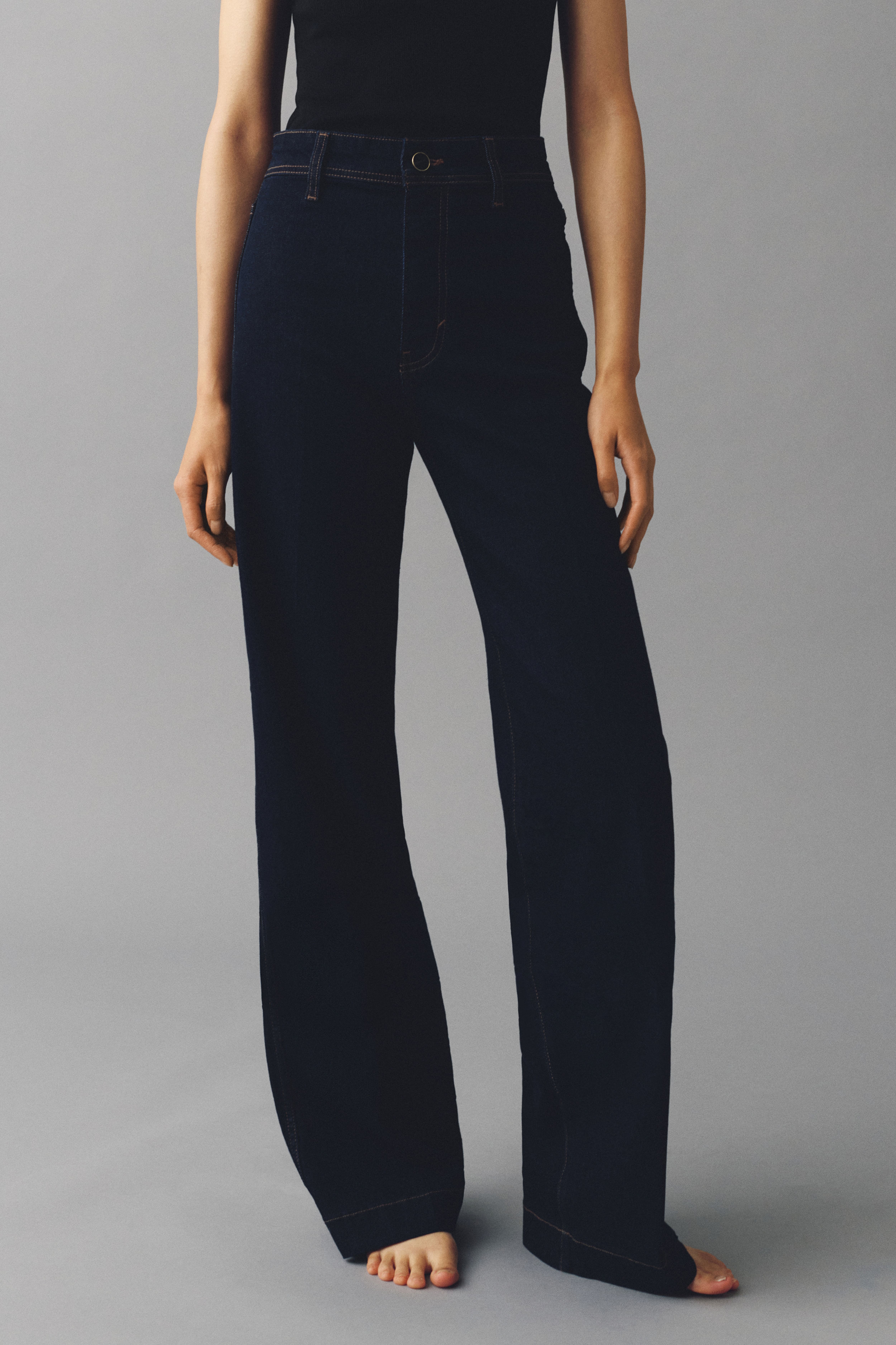 Wide High Jeans