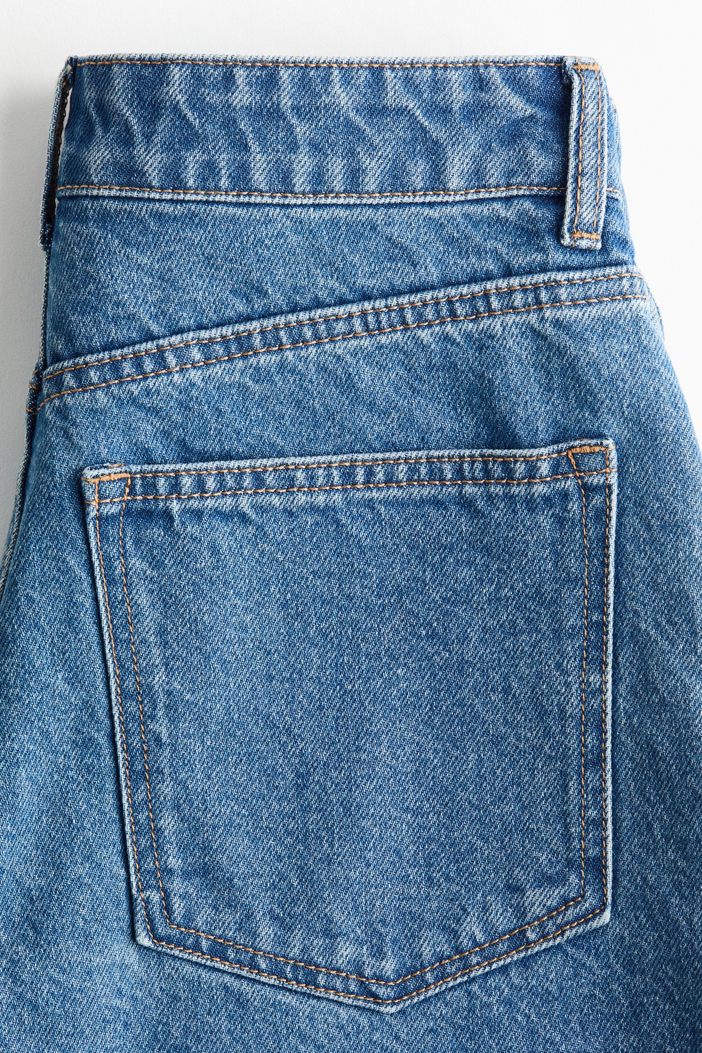 Denim Bermuda shorts