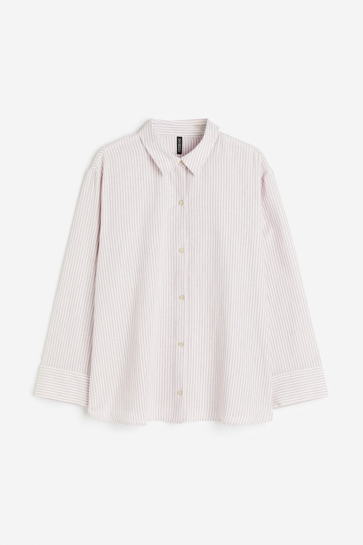 Chemise Femme J.Crew Factory 'Perfect Shirt' - Lin Mélangé, Rayée Rose - Taille S - Occasion Très Bon état