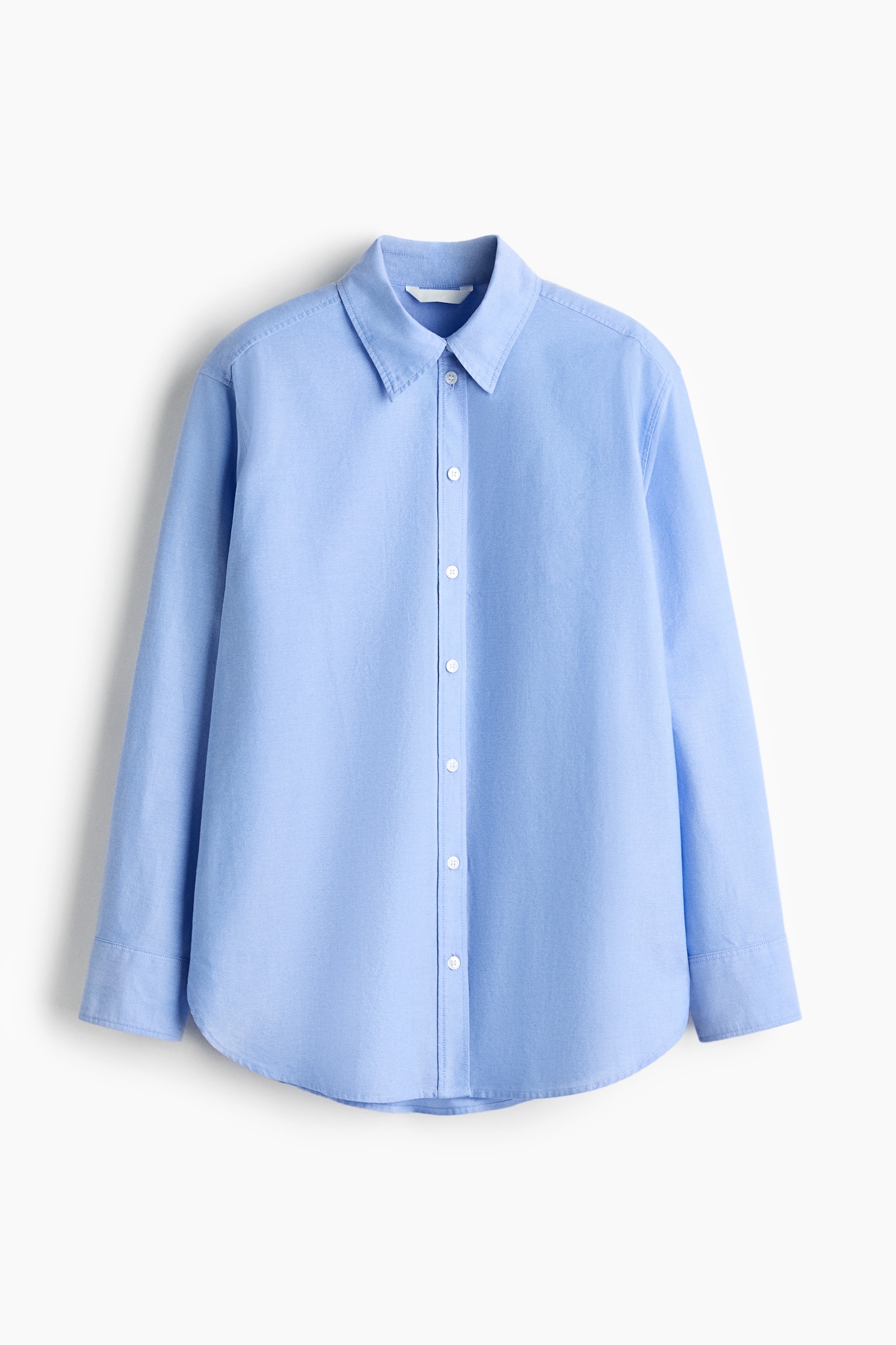 Женская рубашка H&M Oxford, цвет: Синий
