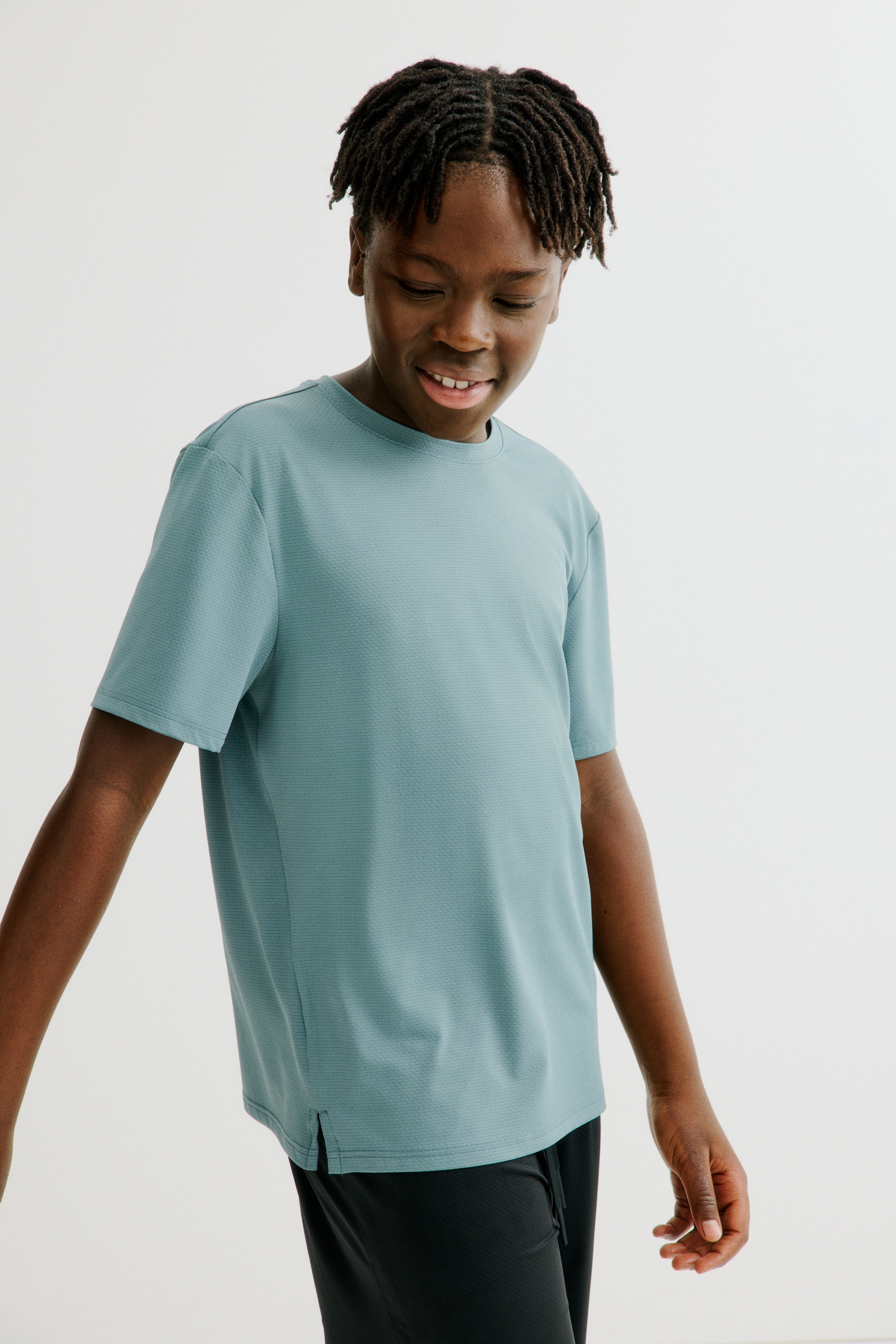 2-pack T-shirt til trening med DryMove™ - Tåkeblågrønn/Sort/Sort/Blå/Vinrød/Mørk blå/Rød/Sort