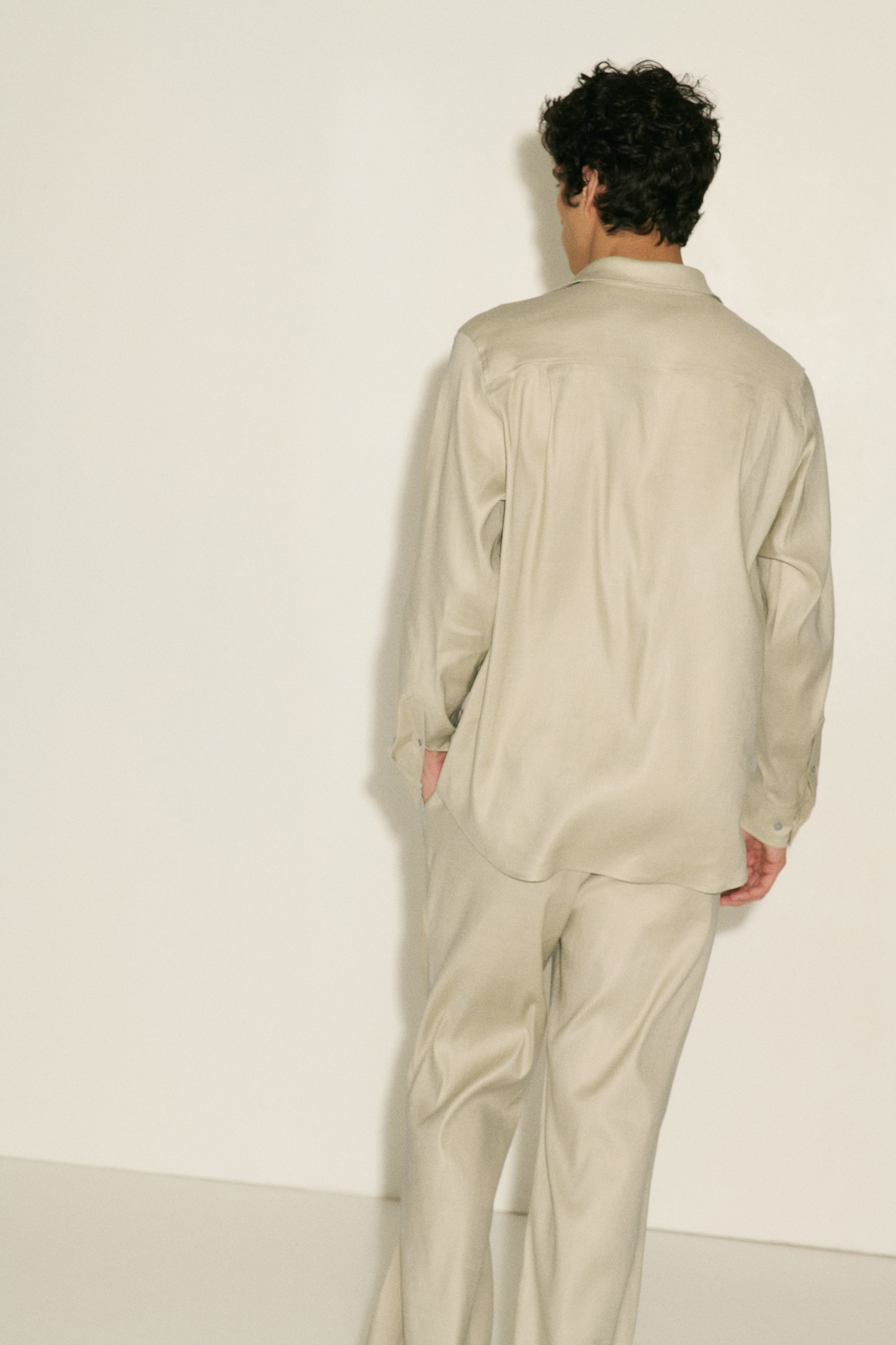 Regular-Fit Linen-Blend Shirt