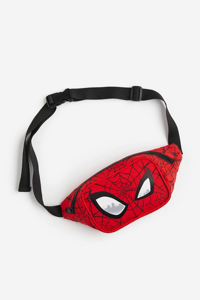 Bæltetaske med tryk - Klar rød/Spider-Man - 1