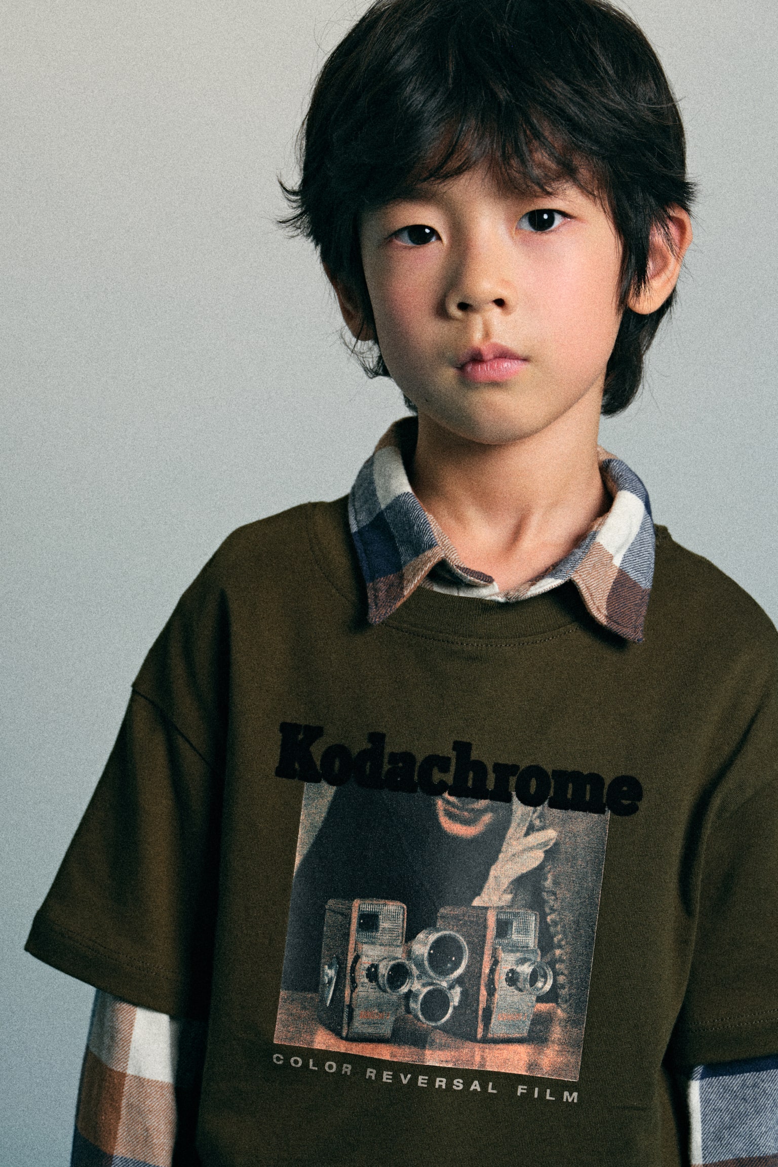 圖案棉質T恤 - 深卡其綠/Kodak/白色/Kodak/黑色/Kodak - 7