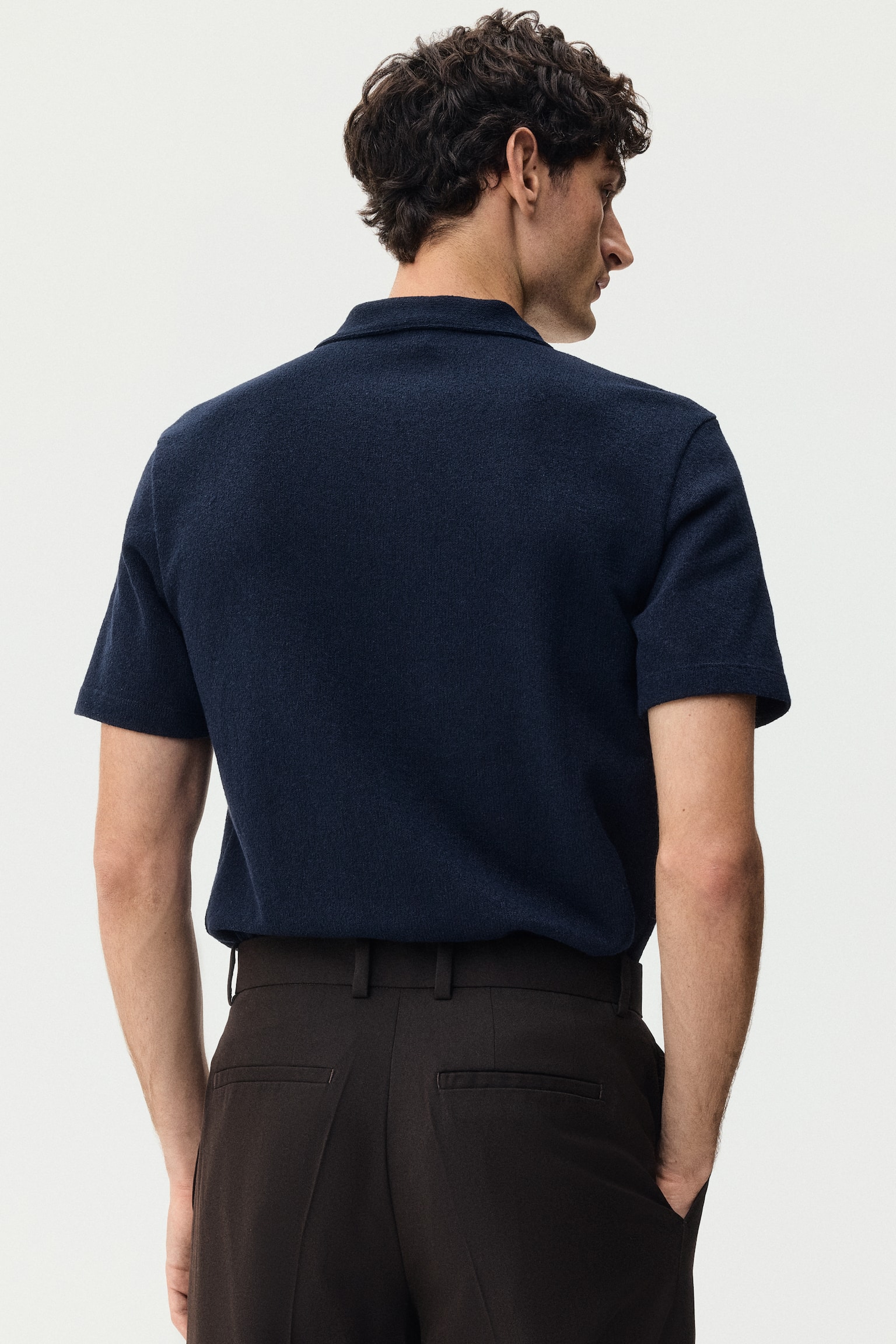 Regular Fit Polo shirt - Dark blue/Dark brown/Cream - 7