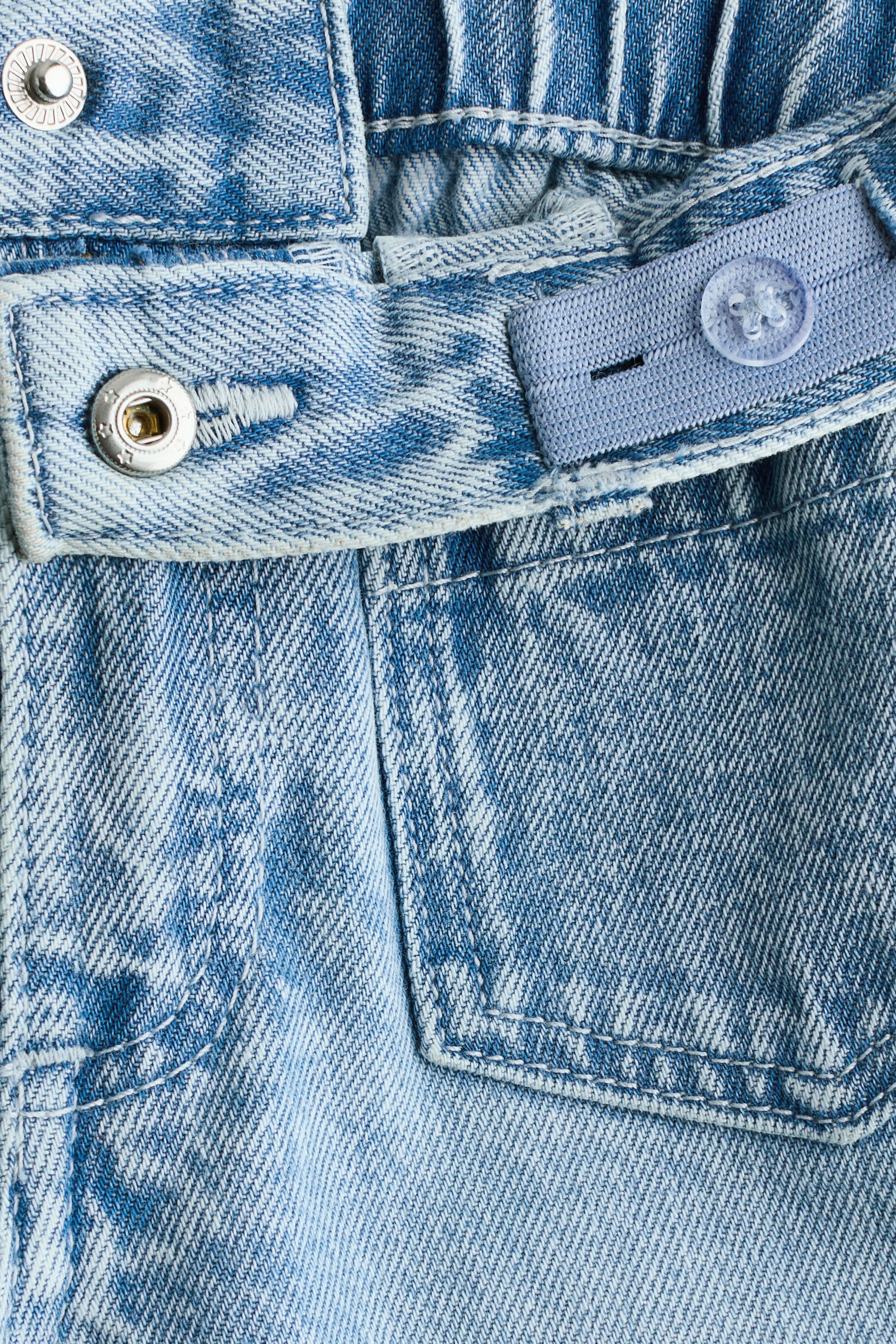 Wide Leg Ankle Jeans - Azul denim claro - NIÑOS | H&M ES