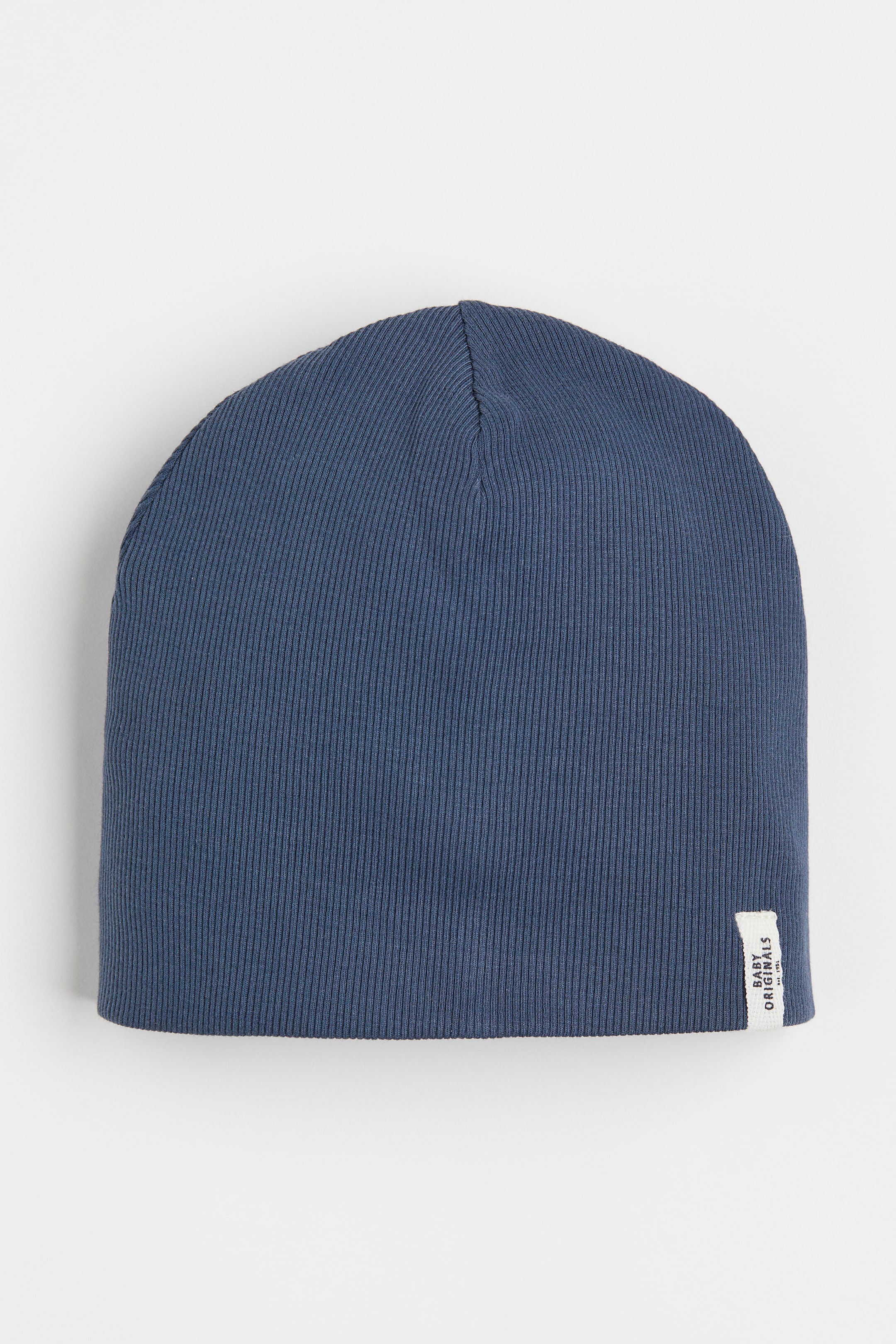 View larger image: Ribbed jersey hat - Dark blue - Kids | H&M 1