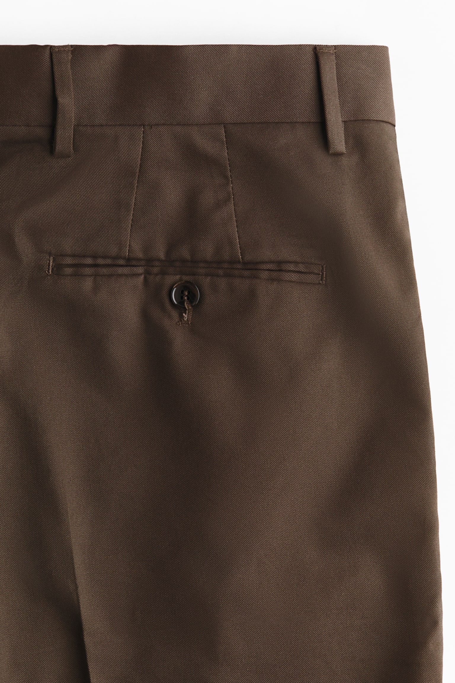 Мужские шорты H&M Loose-Fit Tailored, цвет: Тёмный коричневый — фото 8