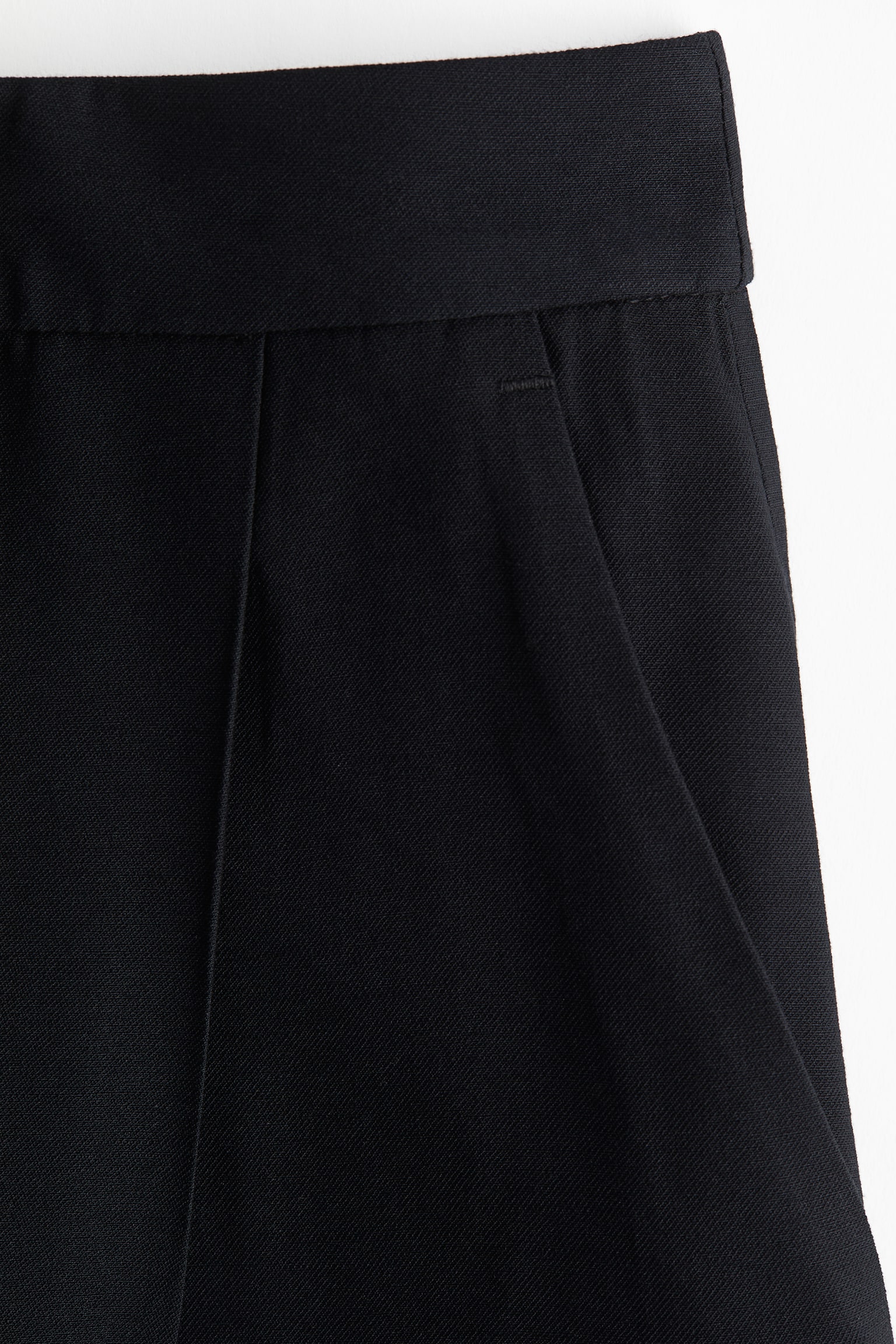 Женские брюки H&M Wide-Leg Twill, цвет: Чёрный — фото 2