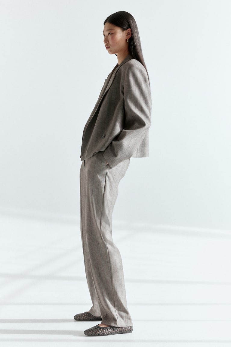 h&m grey dress pants H&M grey Womens dress pants