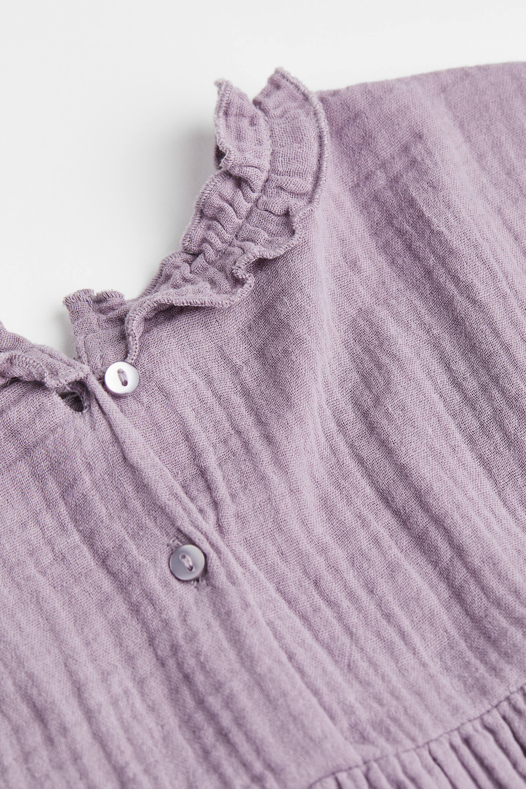 Grotere afbeelding bekijken: Jurk met ballonmouwen - Paars - KINDEREN | H&M BE 2