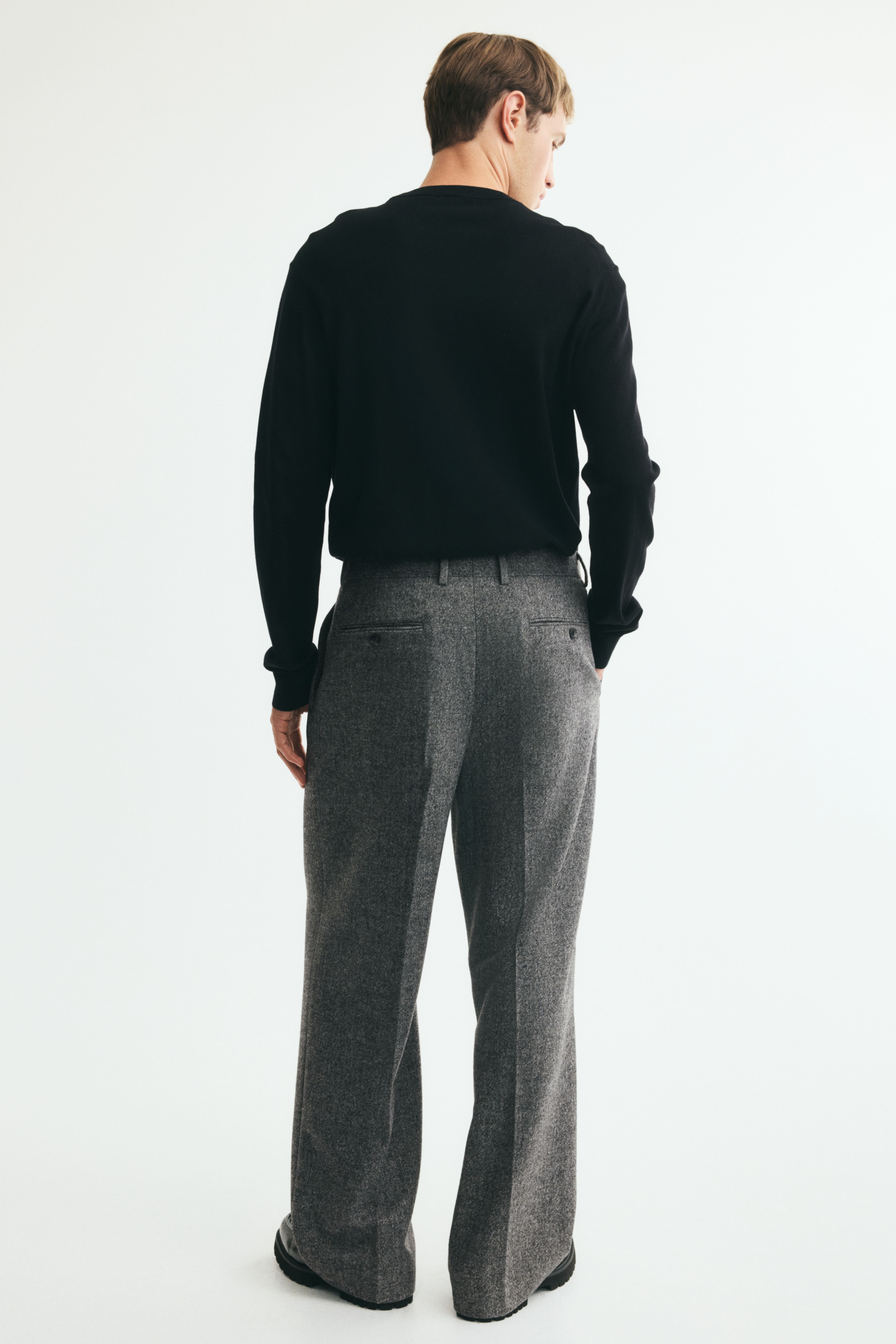 Loose-Fit Suit Pants