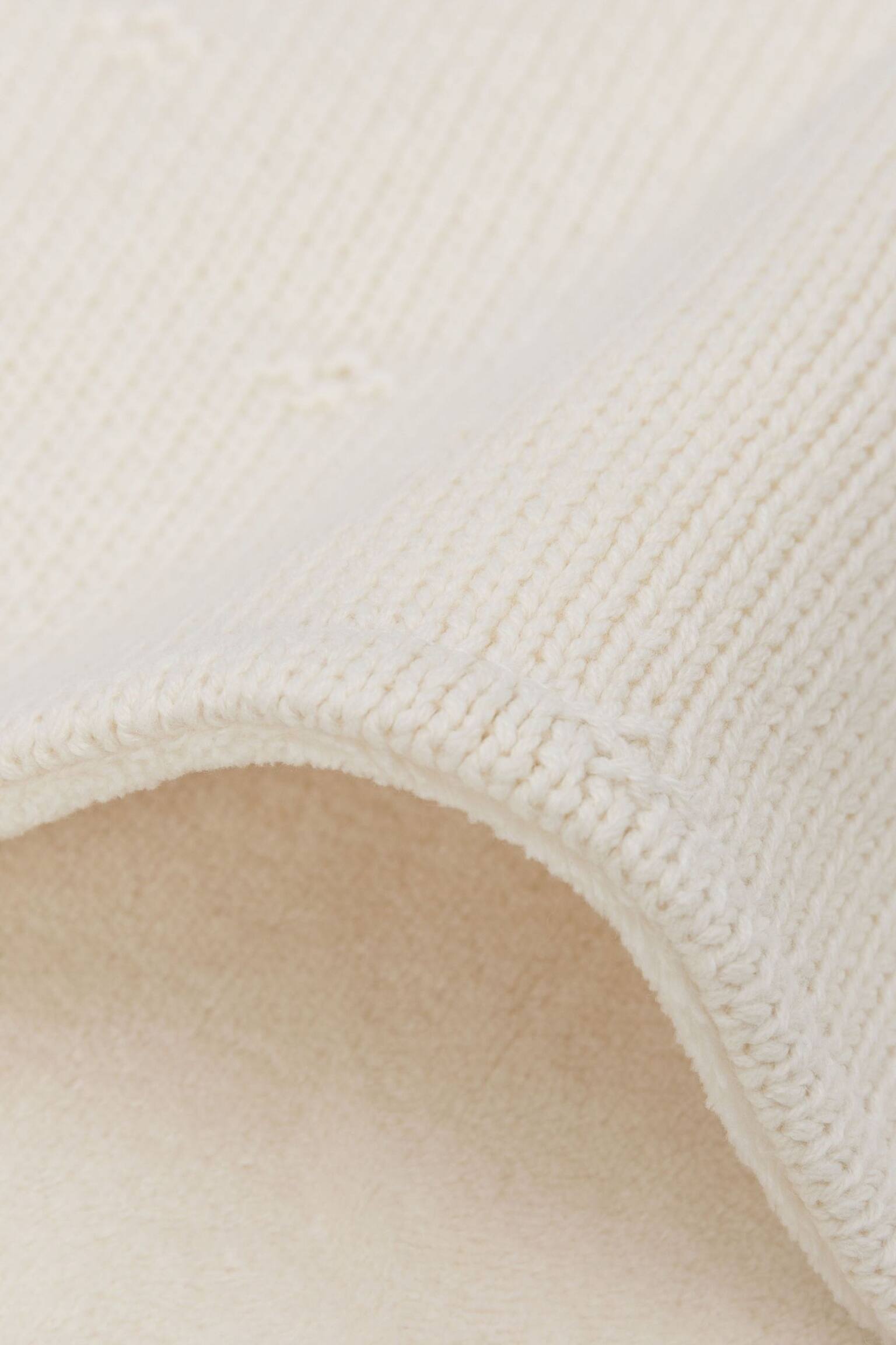 Blanket 100x150 - Cosy Knit - Ivory/Oatmeal/Biscuit/Wild Rose/Ivory/Wild Rose/Sea Green/Sea Green/Ivory/Check Knit/biscuit/Check Knit/oatmeal - 3