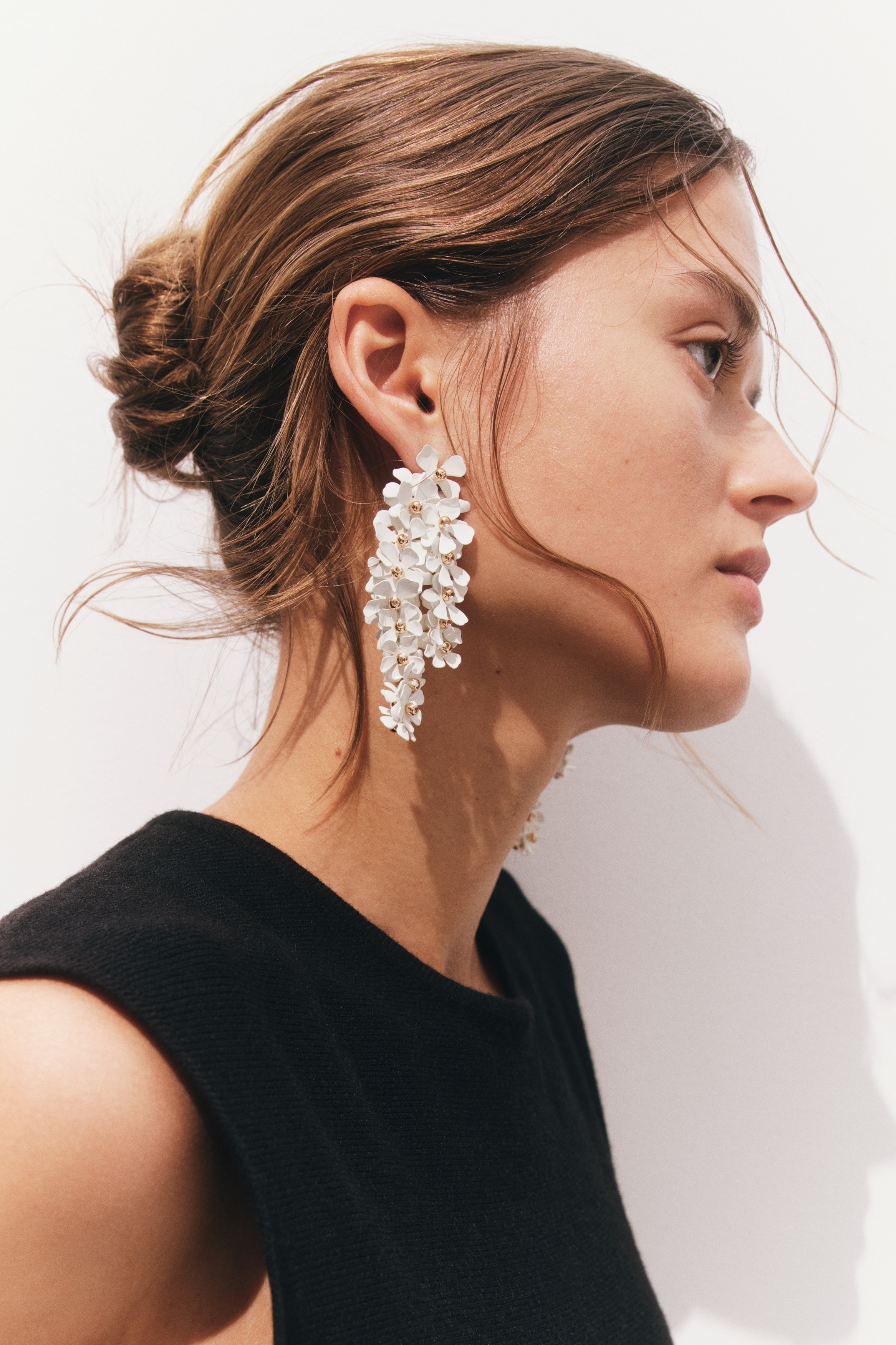 Flower-Detail Cluster Earrings from H&M - $24.99