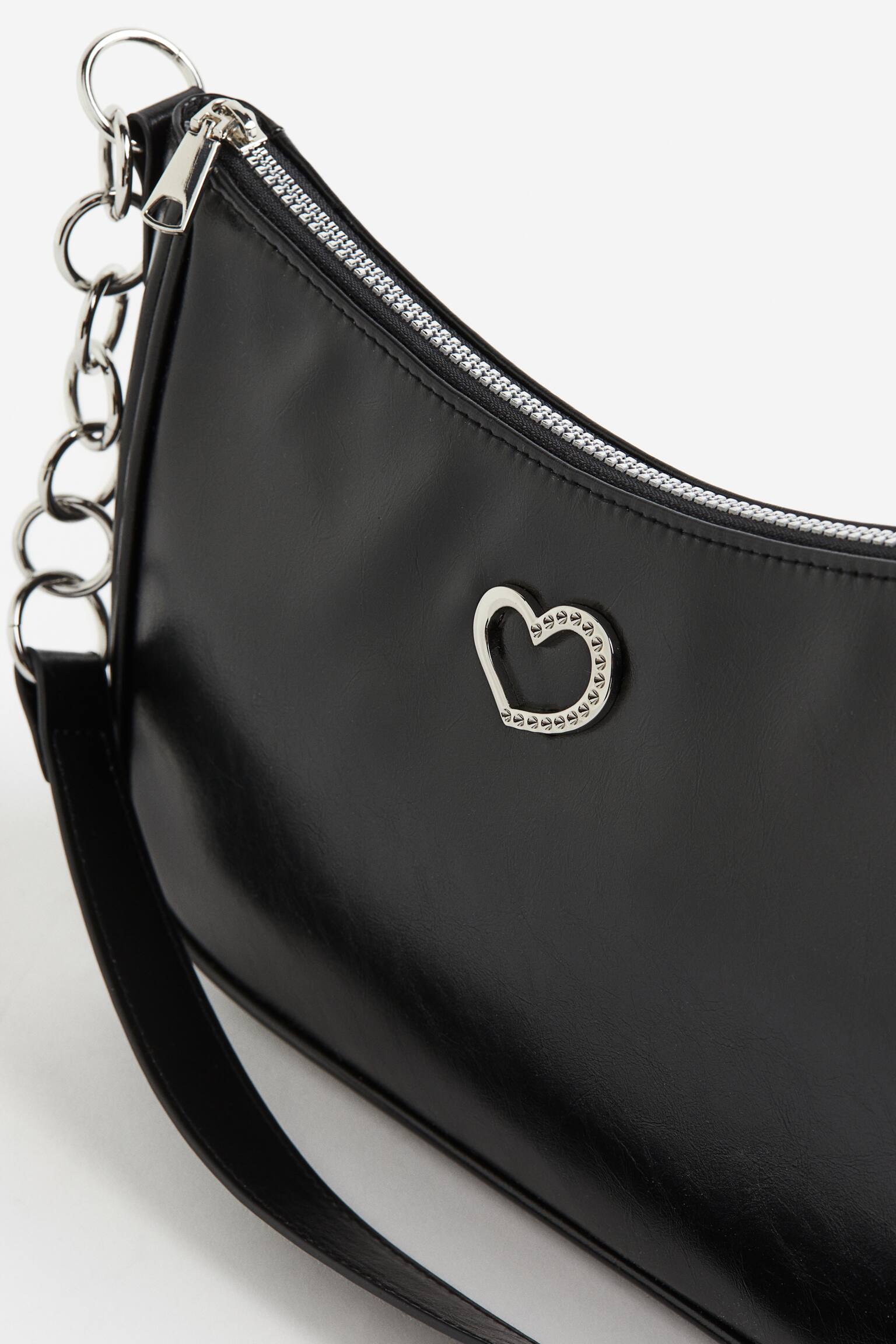Túi xách - Màu đen/Trái tim - 4