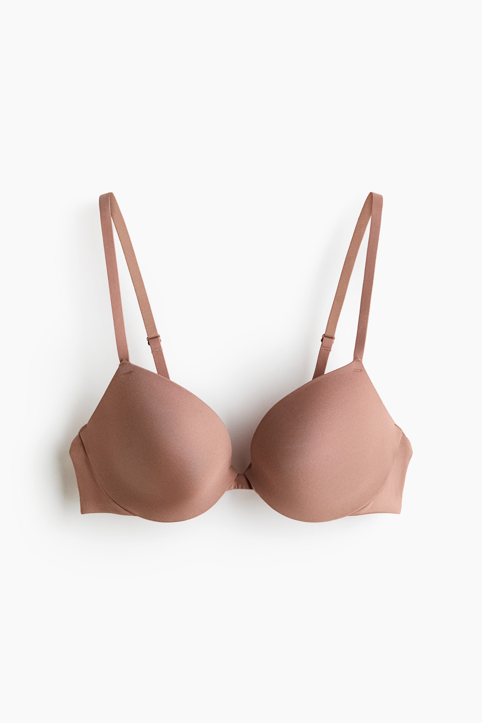 חזיית פוש-אפ ממיקרופייבר עם Lycra® Seamless - בז' - 1