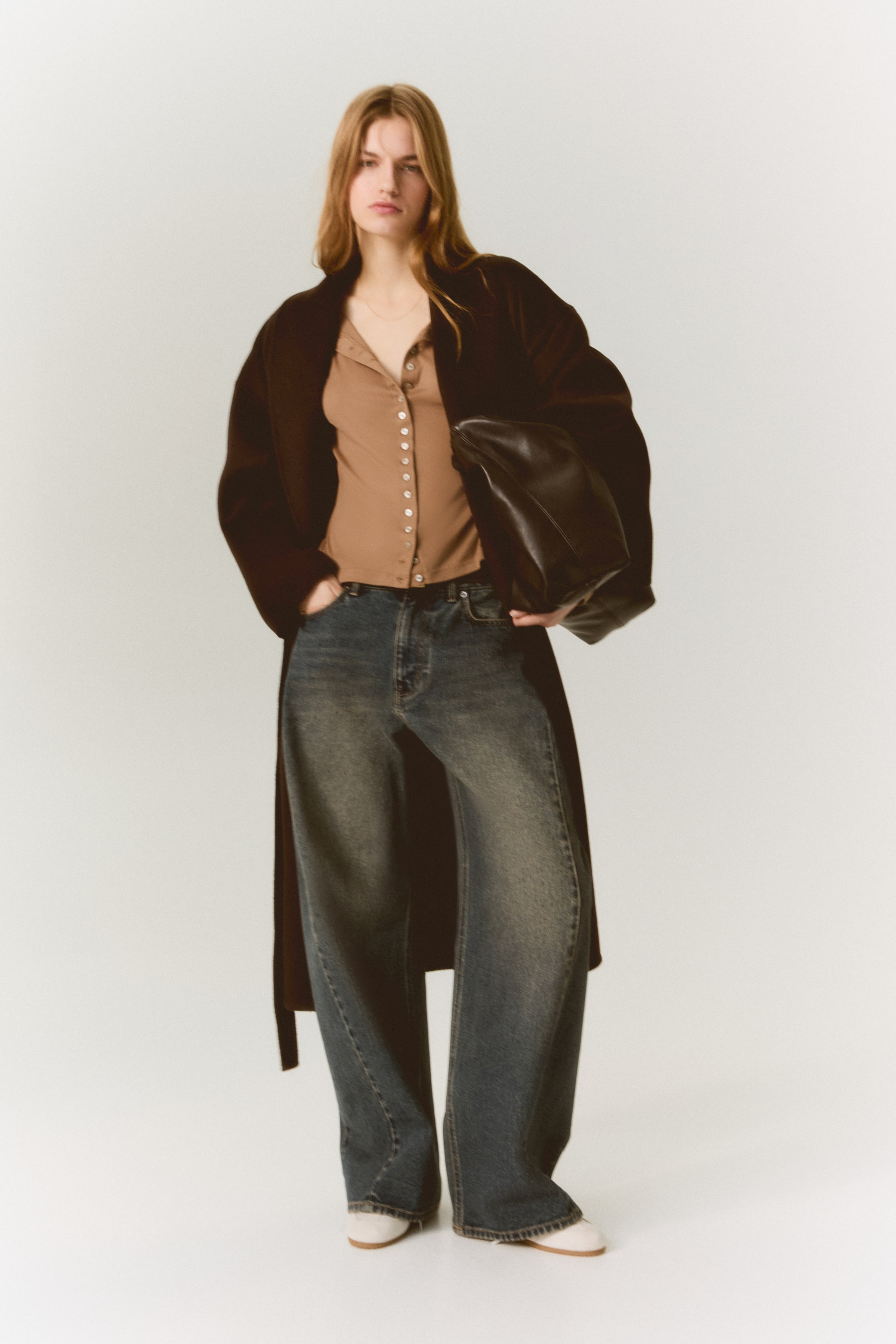 View larger image: Sheer cardigan - Dark beige - Ladies | H&M IN 2