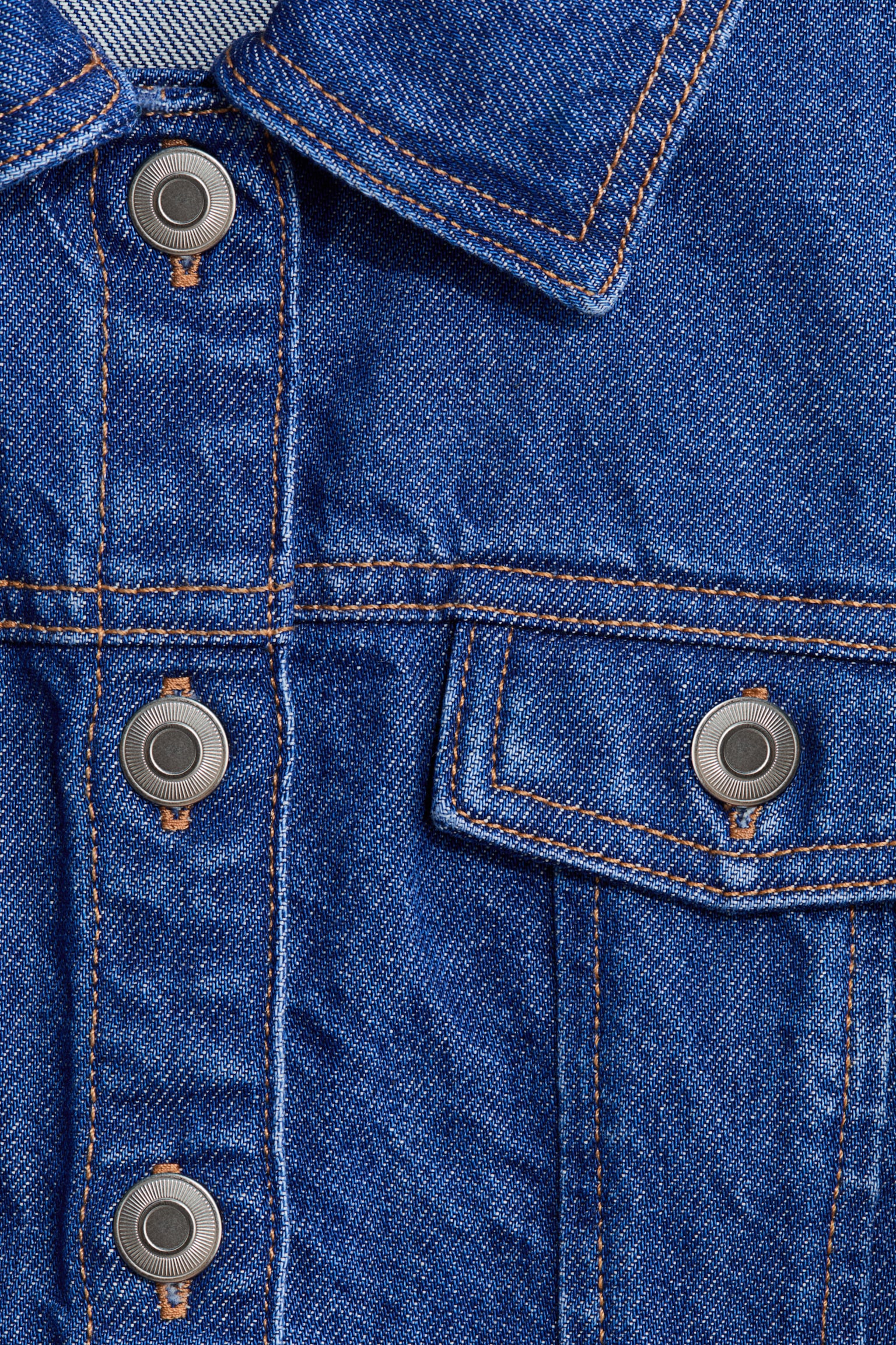 וסט ג'ינס פפלום - כחול ג'ינס/כחול ג'ינס כהה - 6