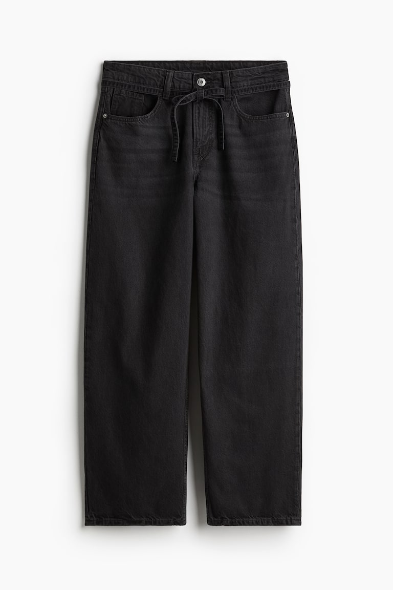 スーパーバギーローデニム - ブラック - レディース | H&M JP