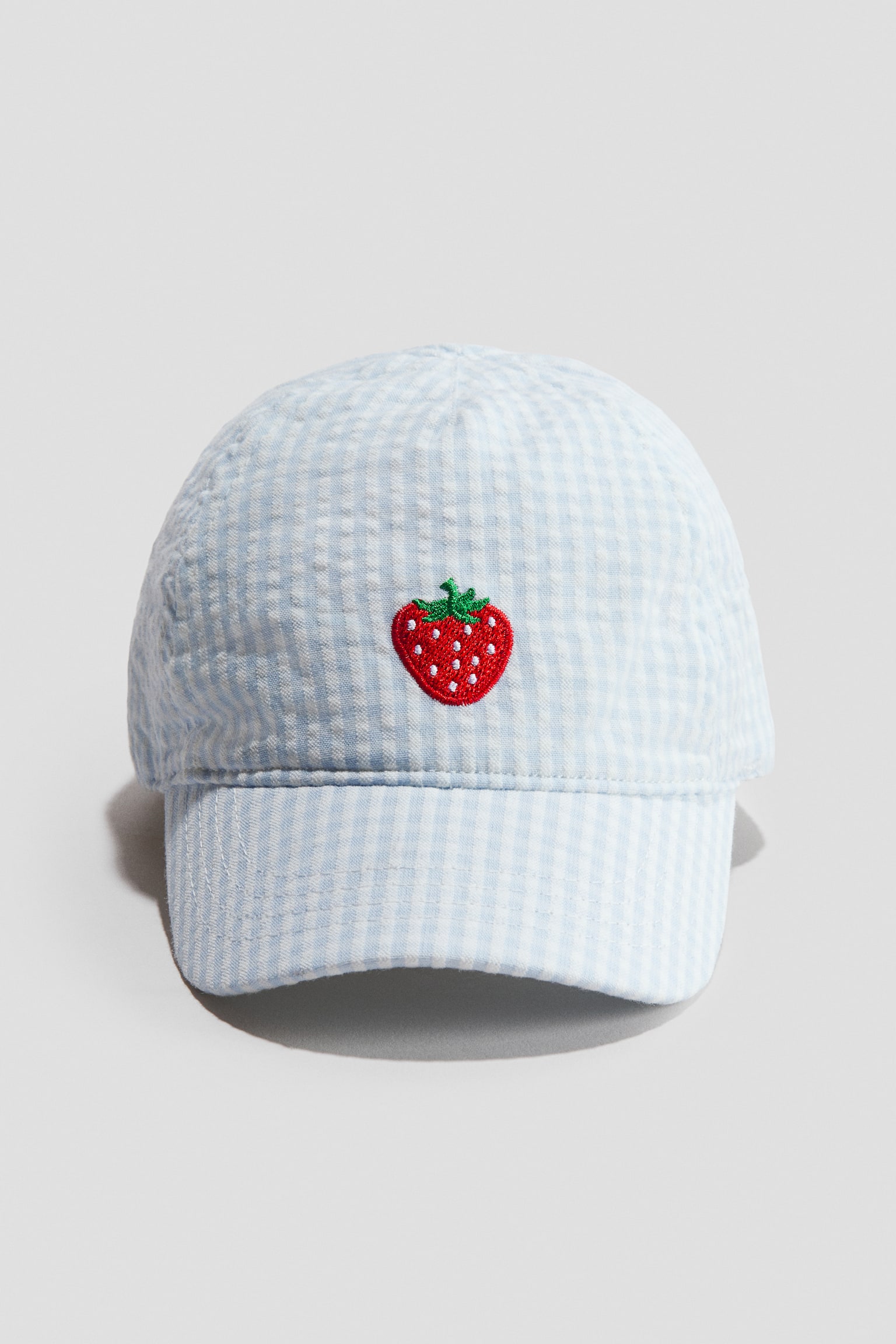 Appliquéd cotton cap - 1