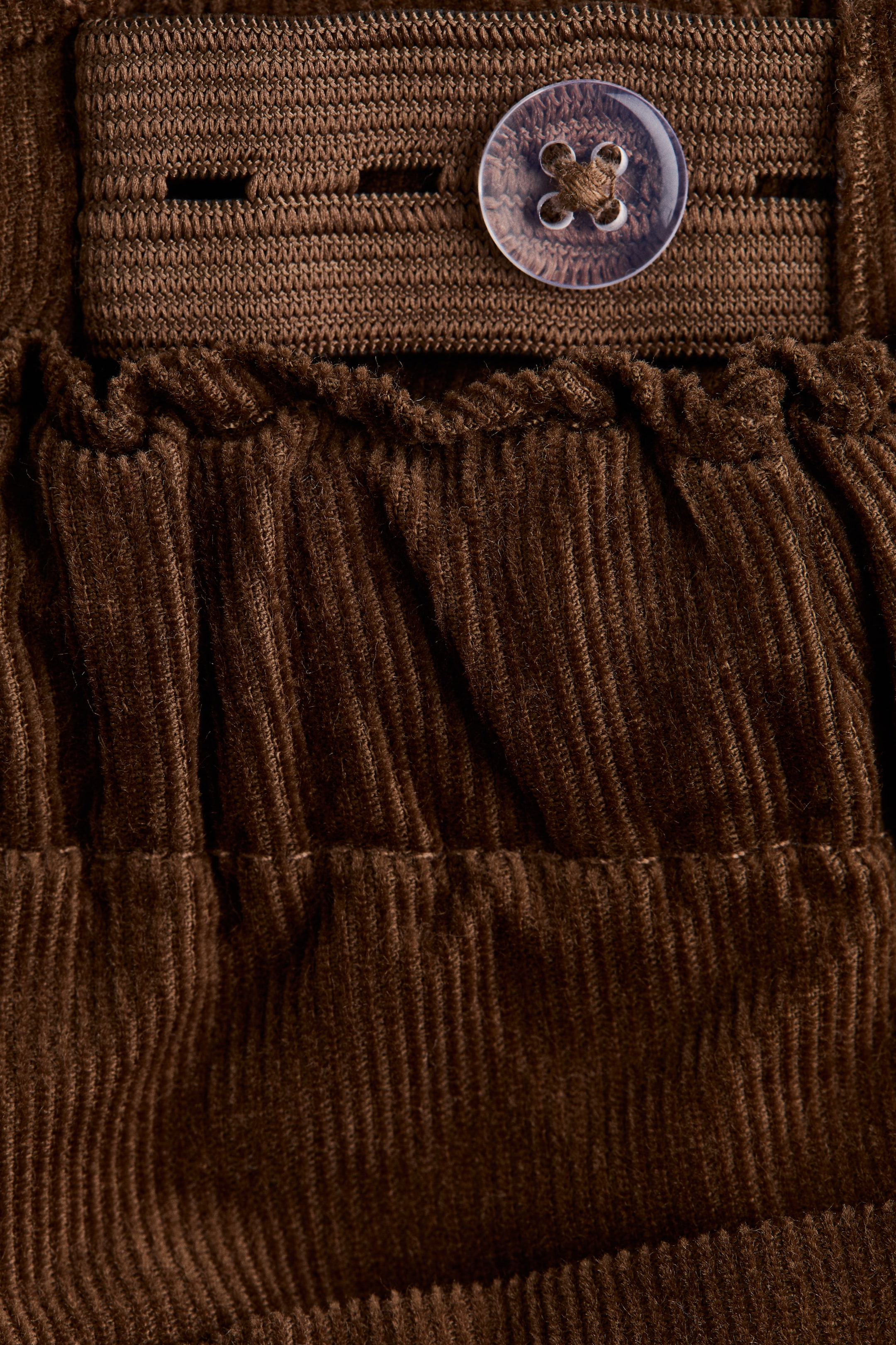 Pantalon jogging en velours de coton côtelé