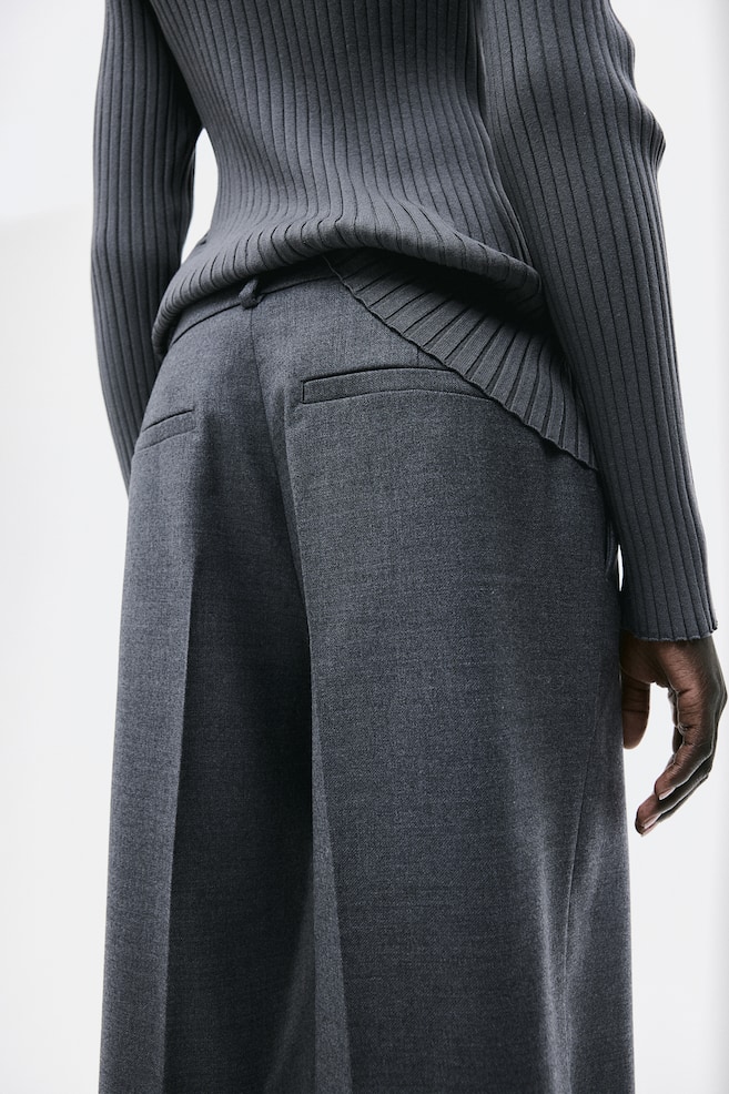 Tailored trousers - Dark grey/Greige/Black - 7