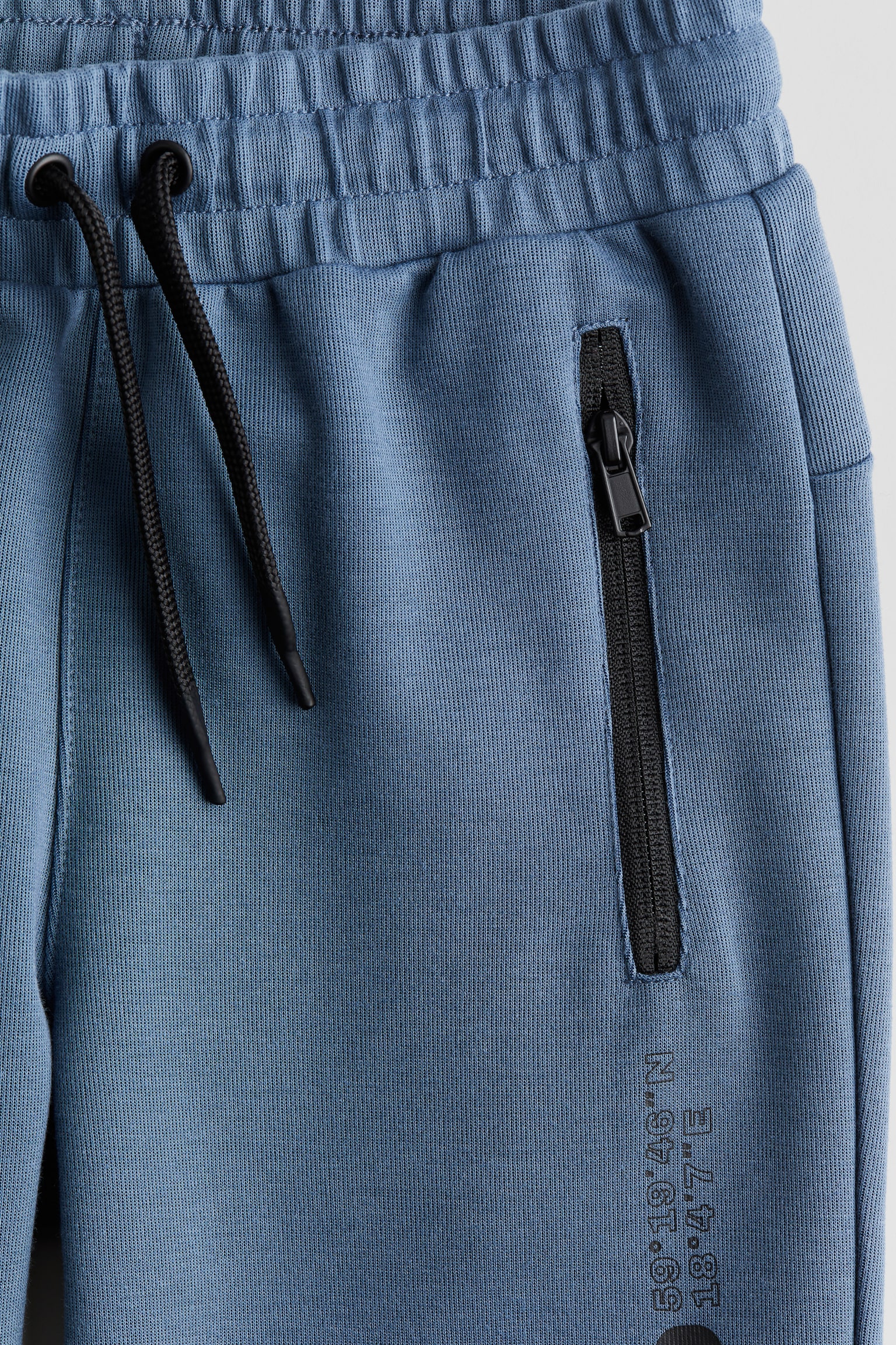 Heavy jersey joggers - Dark blue/Light grey marl/Black - 2