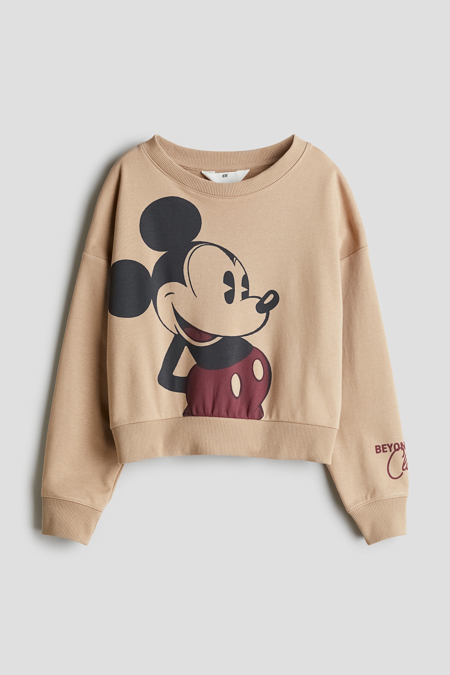 Printed sweatshirt - Beige/Mickey Mouse/Dark grey/Lilo & Stitch/Beige/SmileyWorld®/Dark grey/The Grinch/Dark grey/Pokémon/Light pink/Snow White - 1