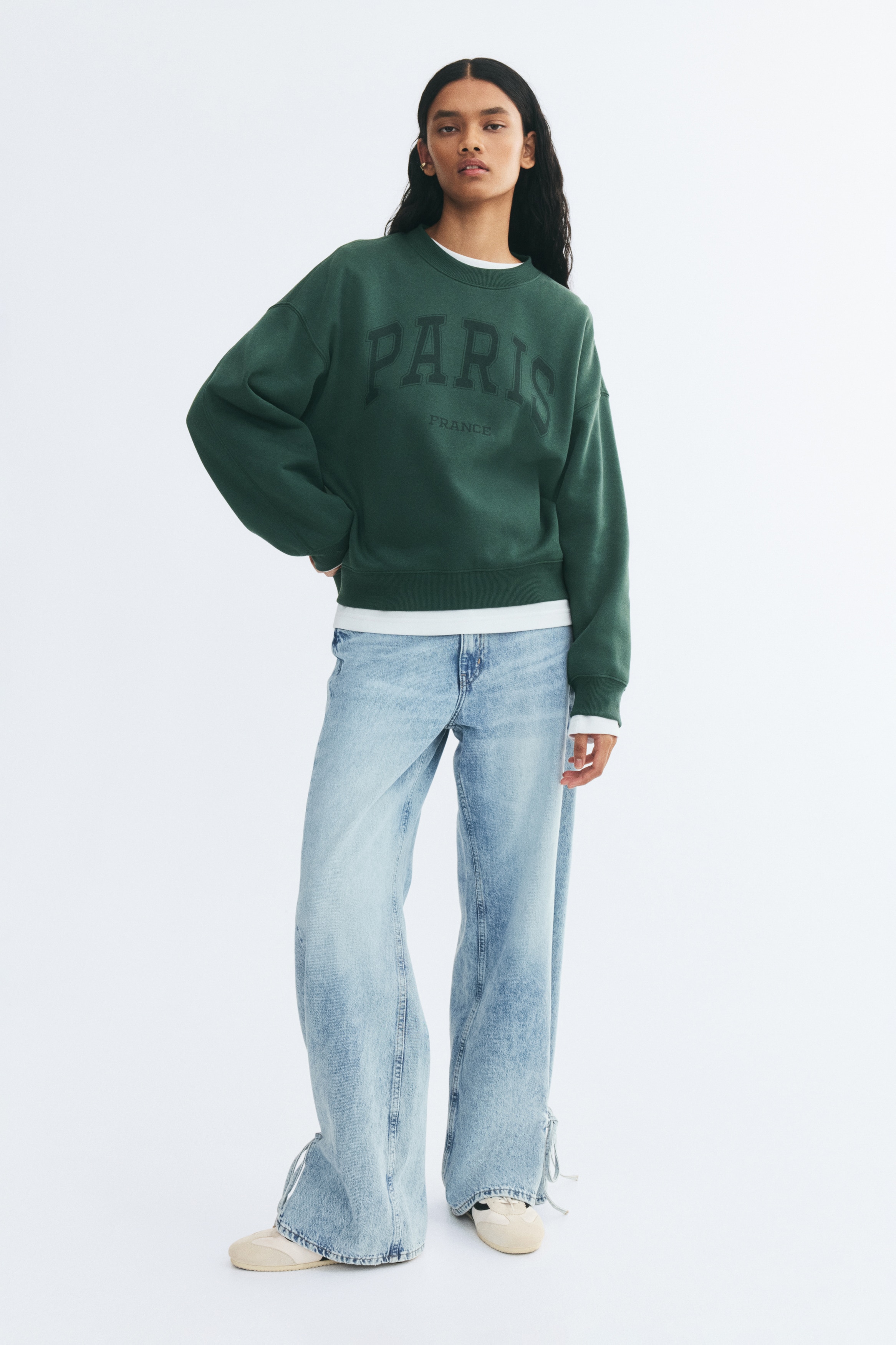 Sweatshirt with Printed Motif thumbnail 2
