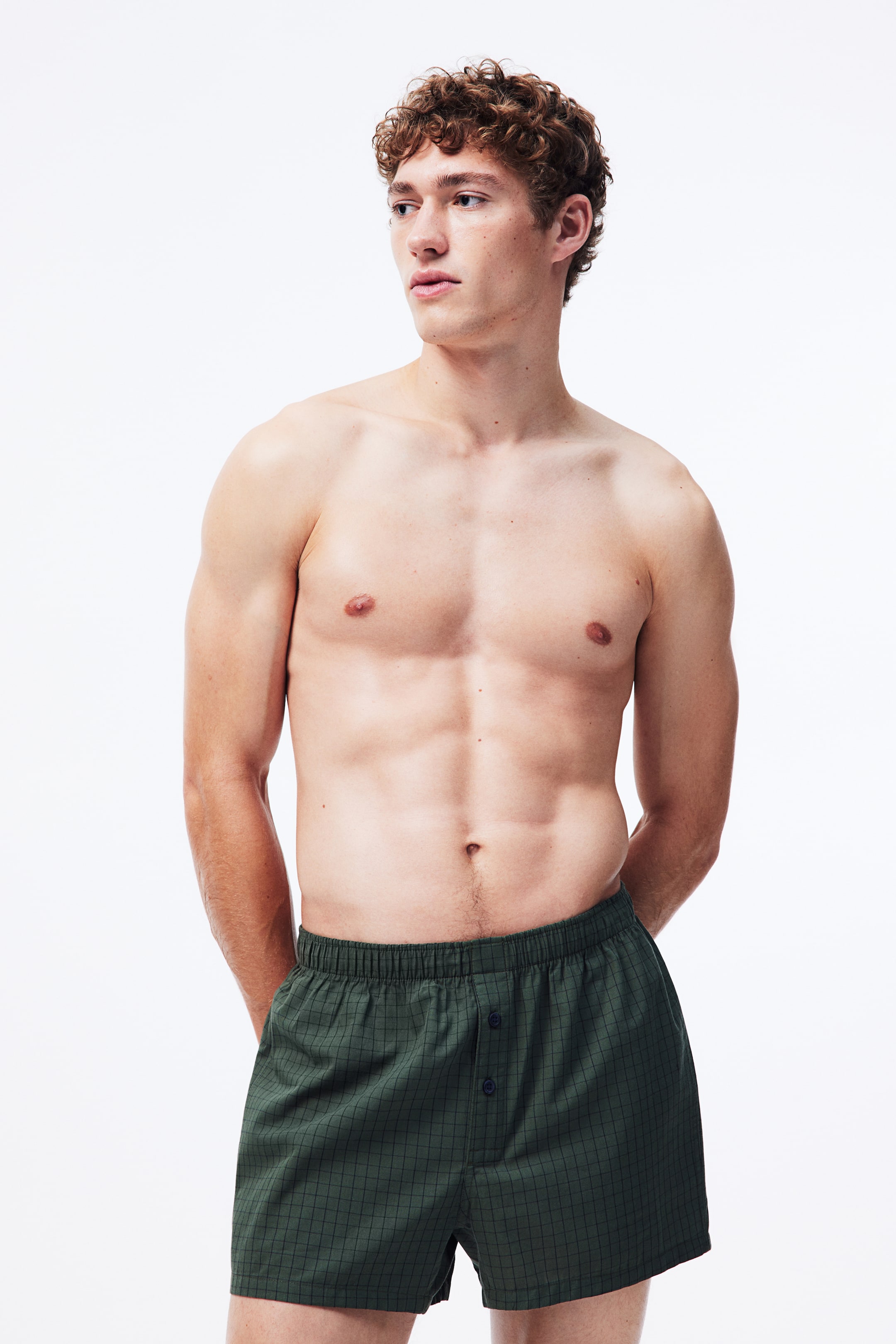 5-pack Woven Cotton Boxer Shorts