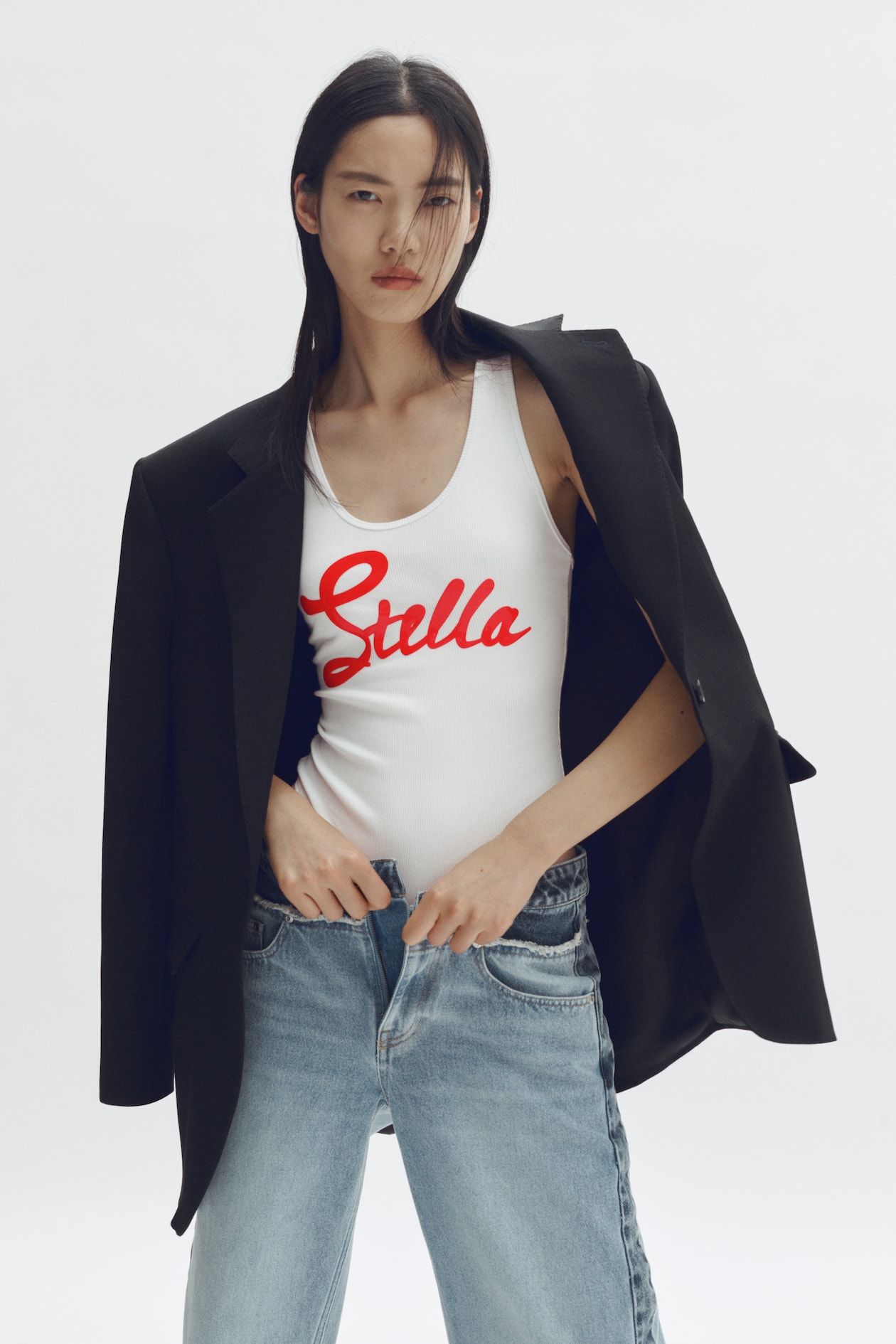 Bodysuit with Printed Motif - image 2