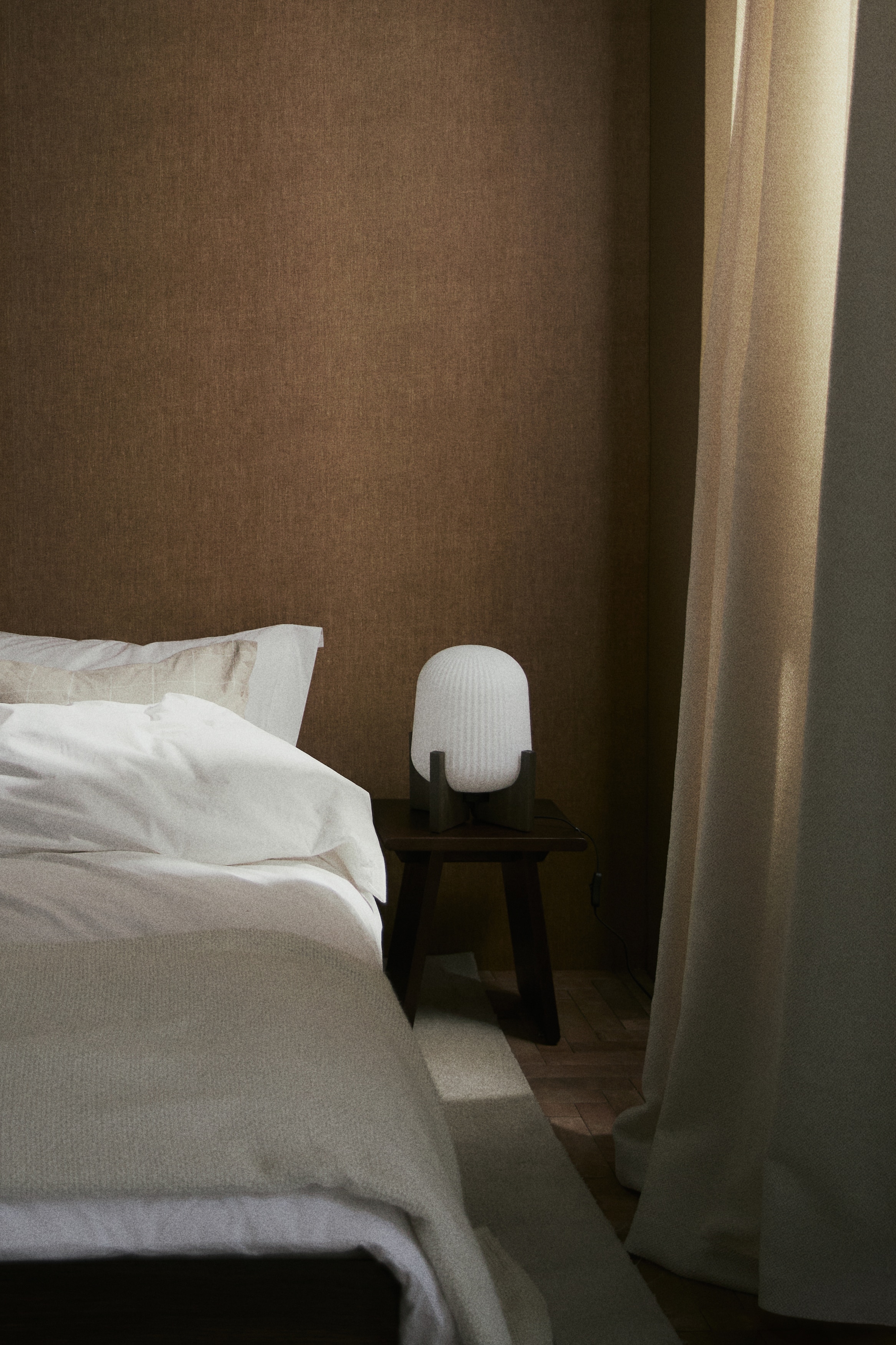 2-Pack Extra-Long Bouclé Curtain Panels - Beige/Taupe